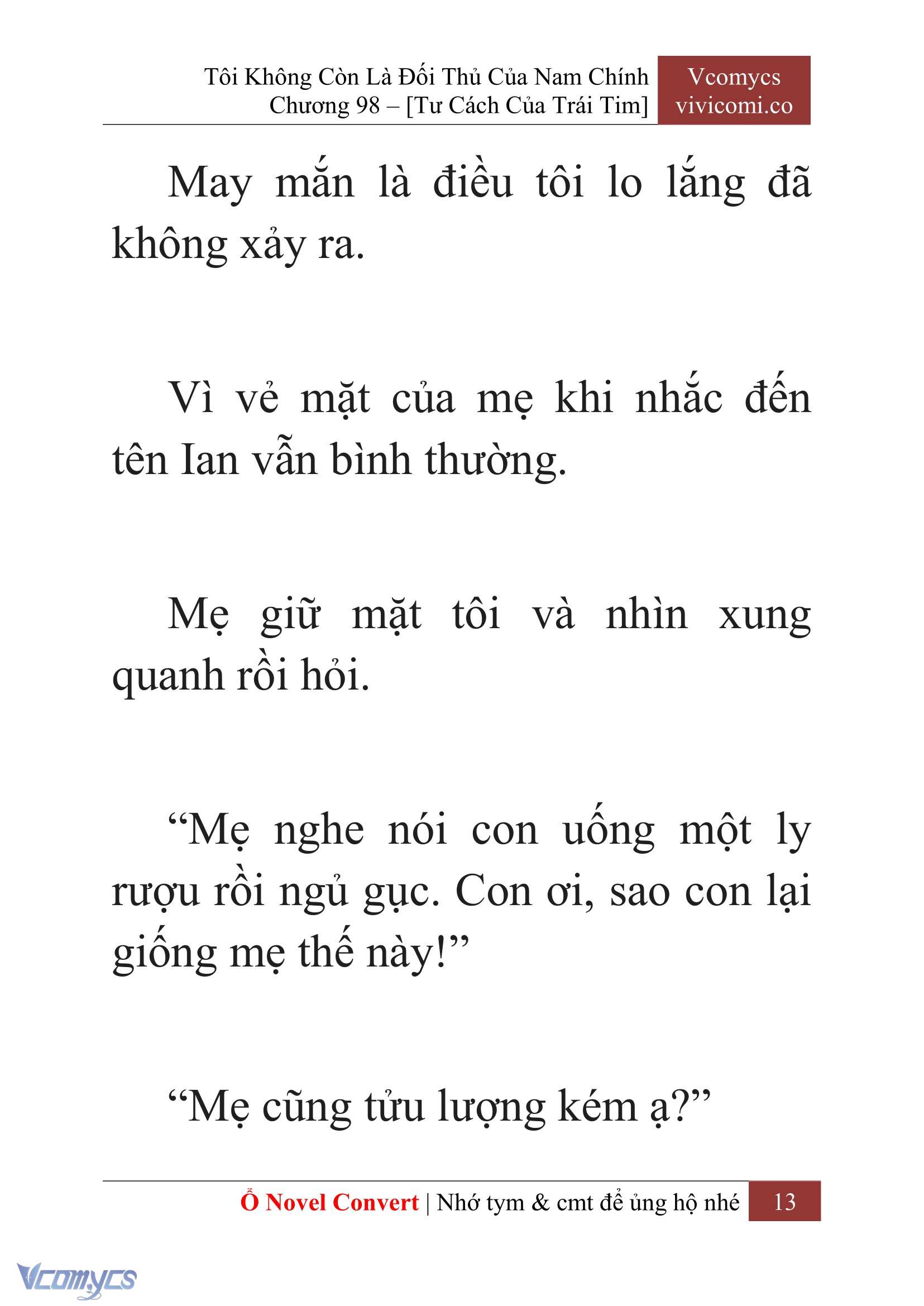 [Novel] Tôi Không Còn Là Đối Thủ Của Nam Chính Chapter  98 - 15