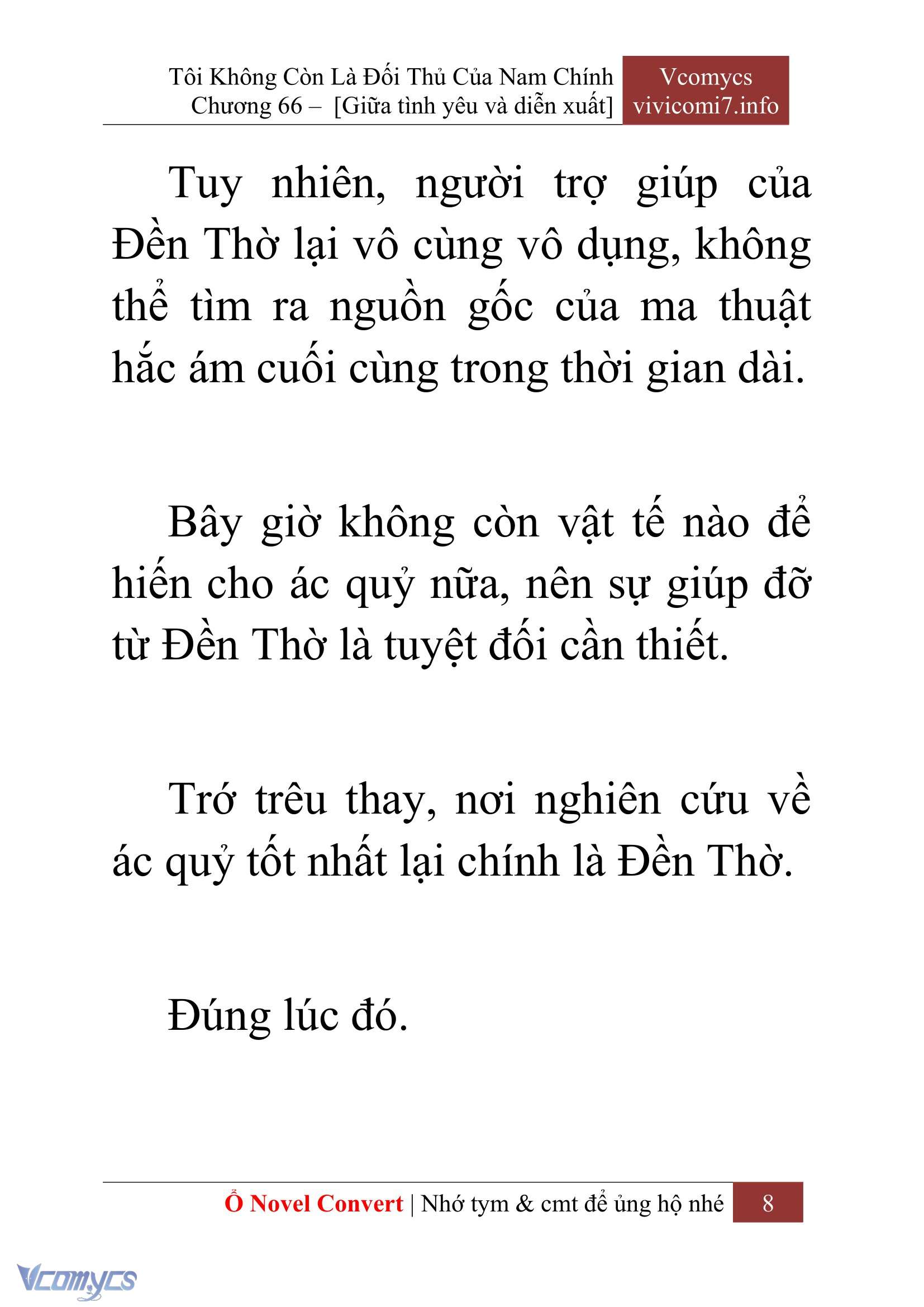 [Novel] Tôi Không Còn Là Đối Thủ Của Nam Chính Chapter  66 - 10