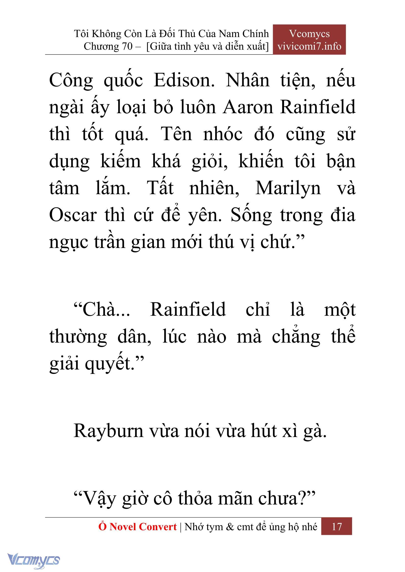 [Novel] Tôi Không Còn Là Đối Thủ Của Nam Chính Chapter  70 - 19