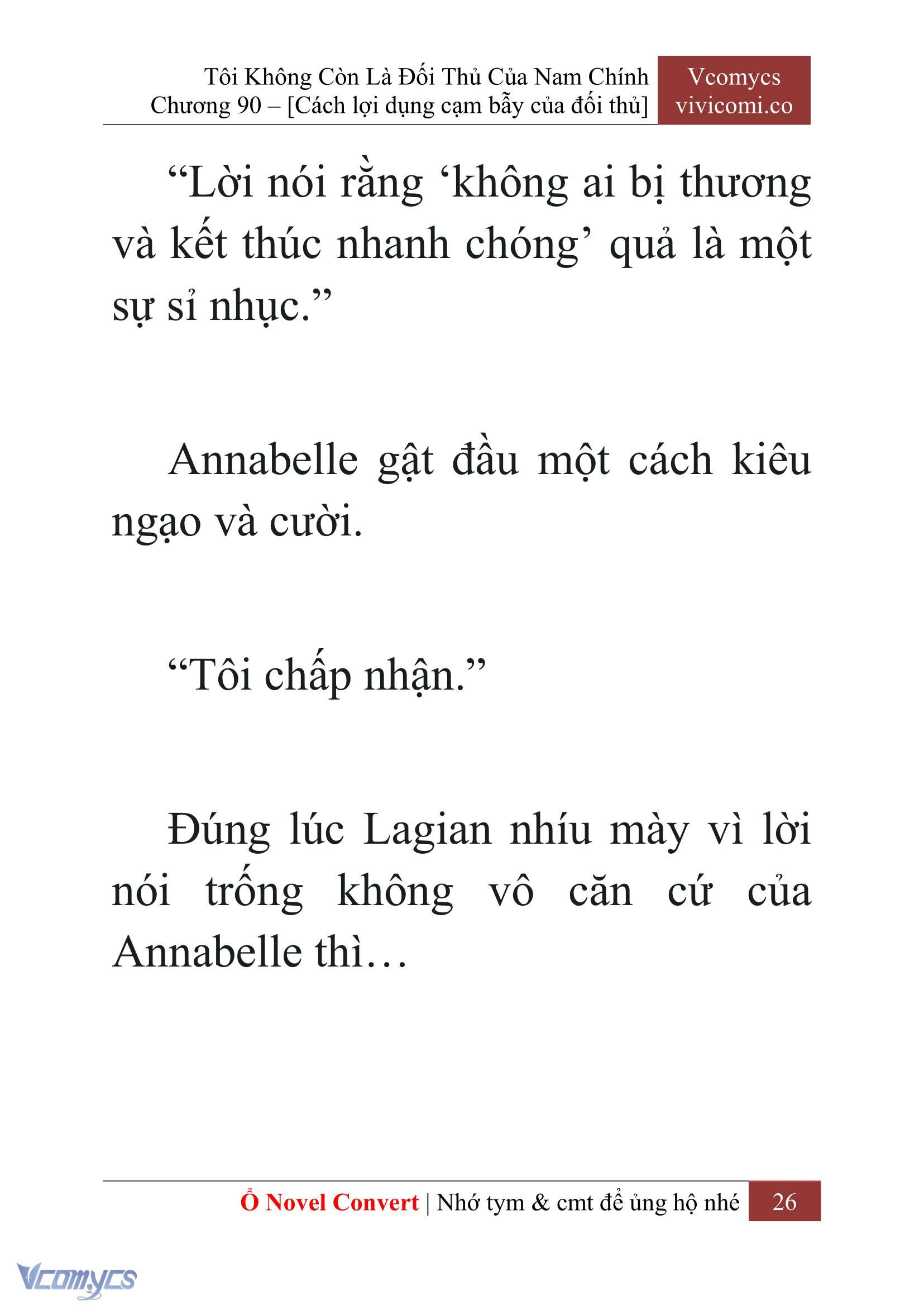 [Novel] Tôi Không Còn Là Đối Thủ Của Nam Chính Chapter  90 - 28