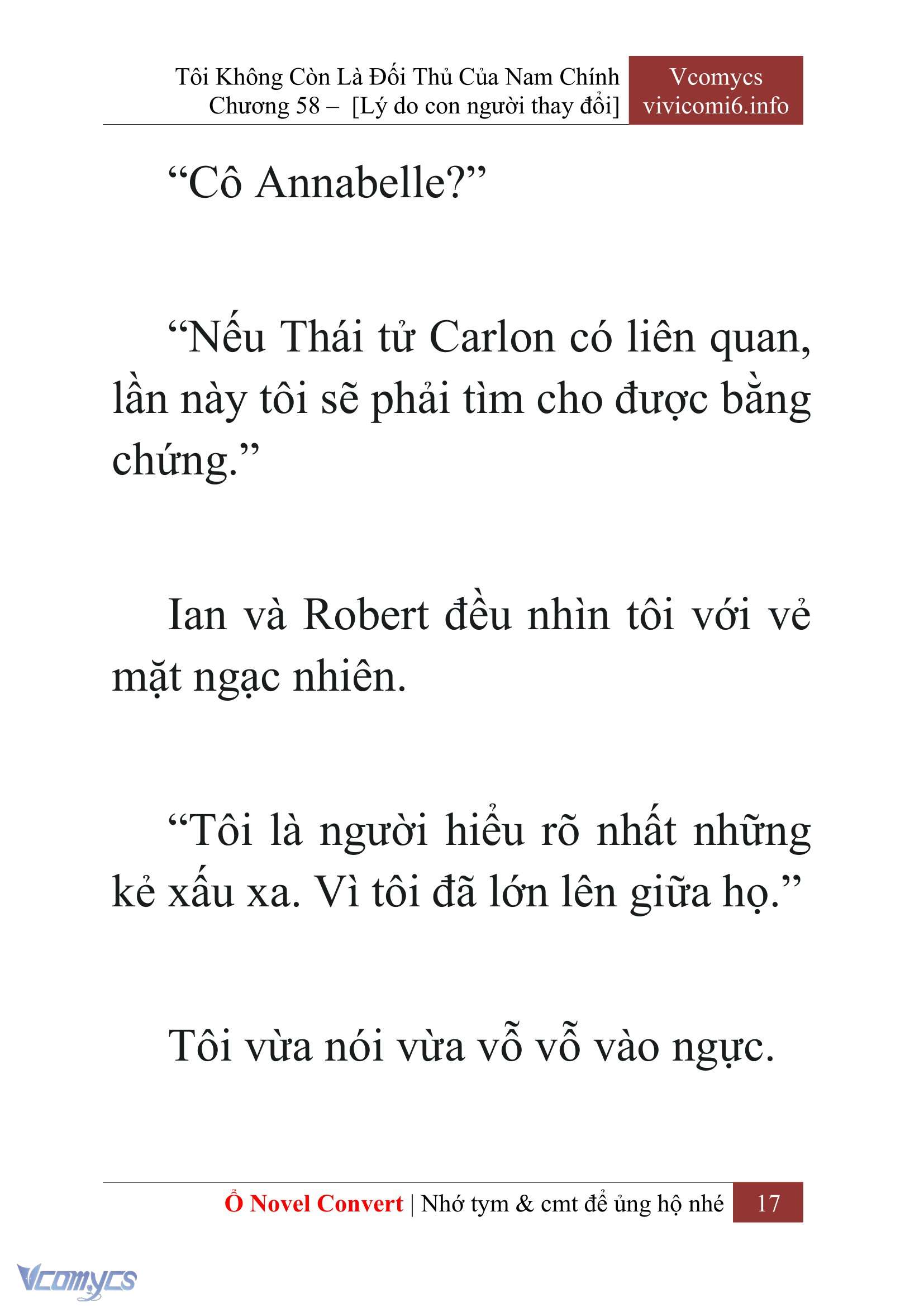 [Novel] Tôi Không Còn Là Đối Thủ Của Nam Chính Chapter  58 - 19