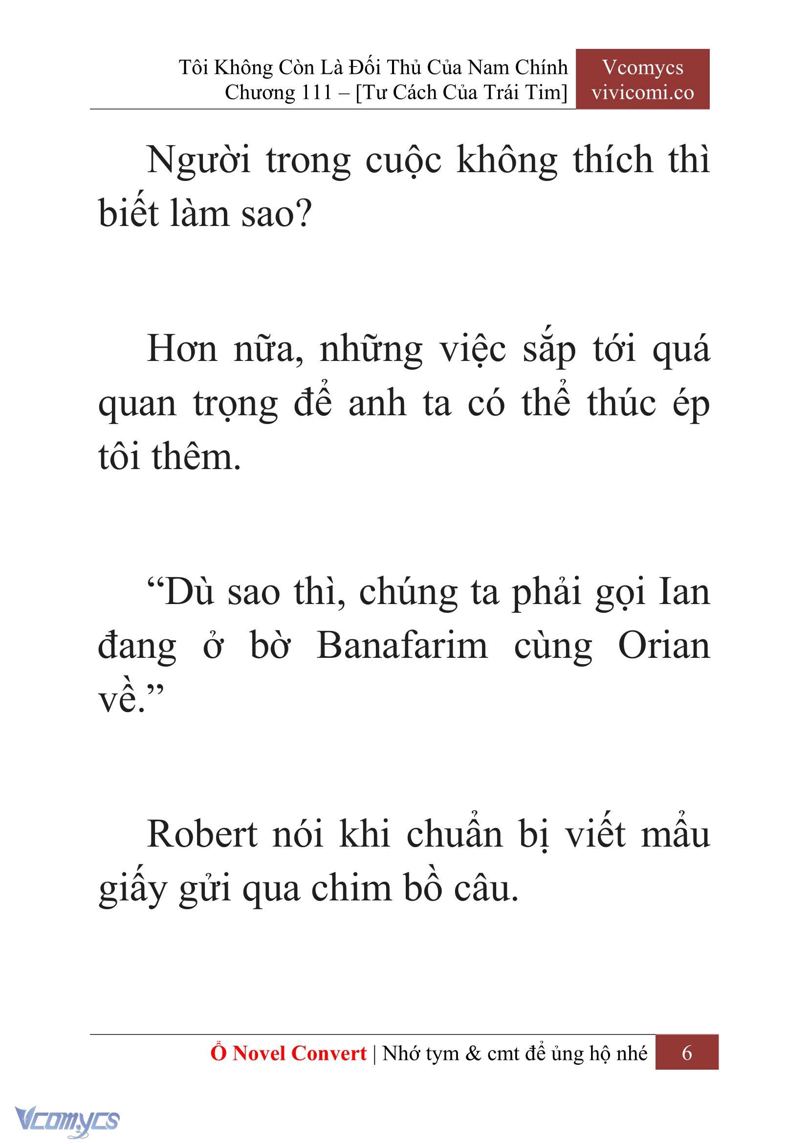 [Novel] Tôi Không Còn Là Đối Thủ Của Nam Chính Chapter  111 - 8