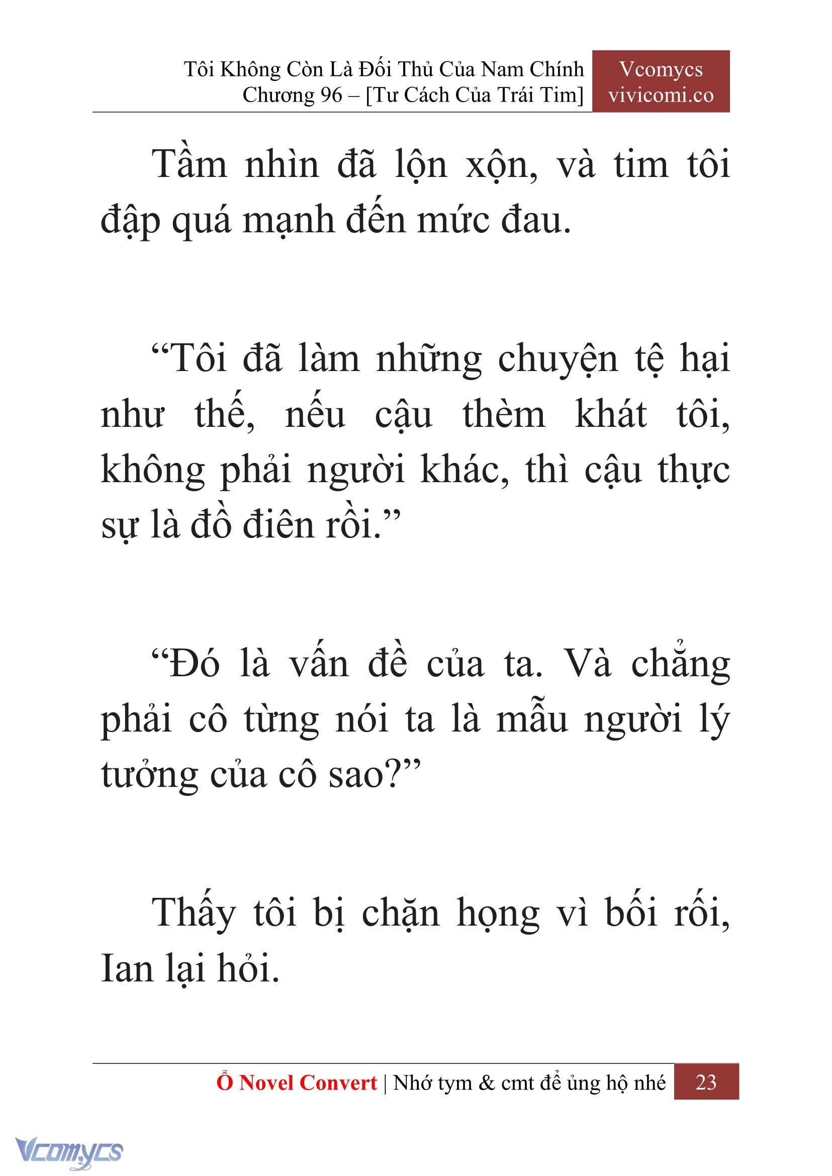 [Novel] Tôi Không Còn Là Đối Thủ Của Nam Chính Chapter  96 - 25