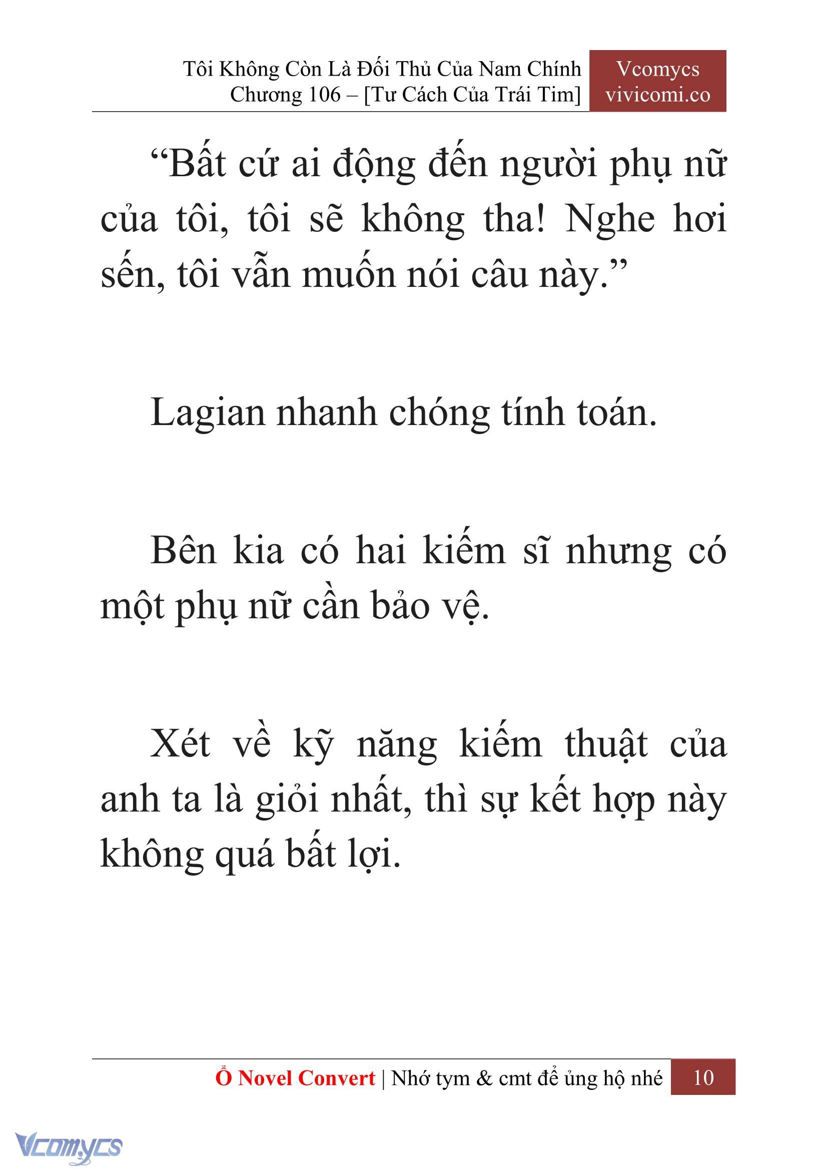 [Novel] Tôi Không Còn Là Đối Thủ Của Nam Chính Chapter  106 - 12