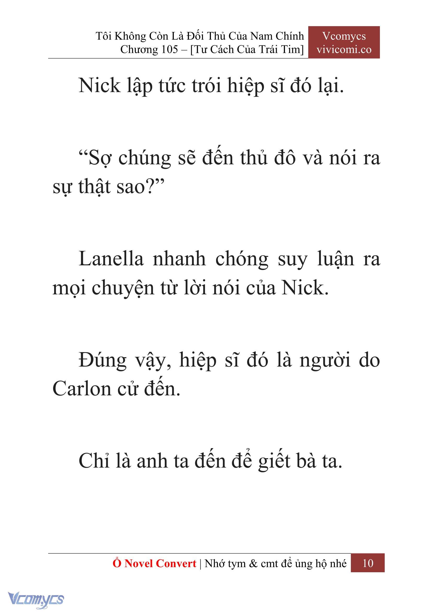 [Novel] Tôi Không Còn Là Đối Thủ Của Nam Chính Chapter  105 - 12