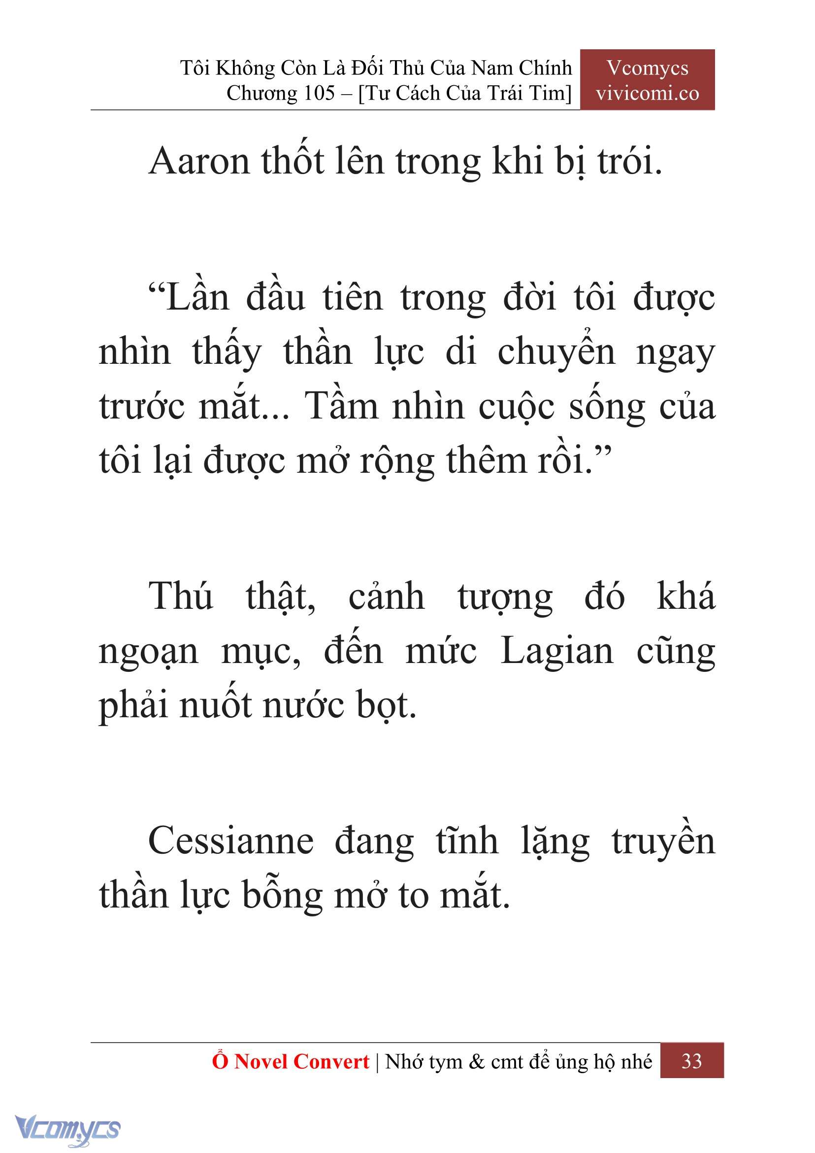 [Novel] Tôi Không Còn Là Đối Thủ Của Nam Chính Chapter  105 - 35