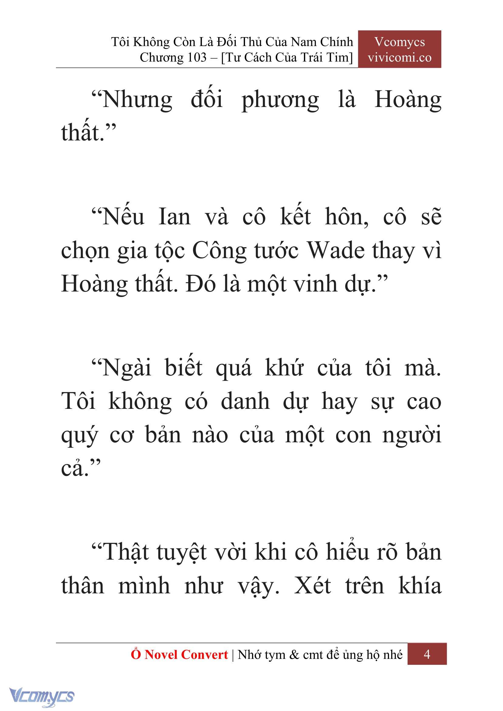 [Novel] Tôi Không Còn Là Đối Thủ Của Nam Chính Chapter  103 - 6