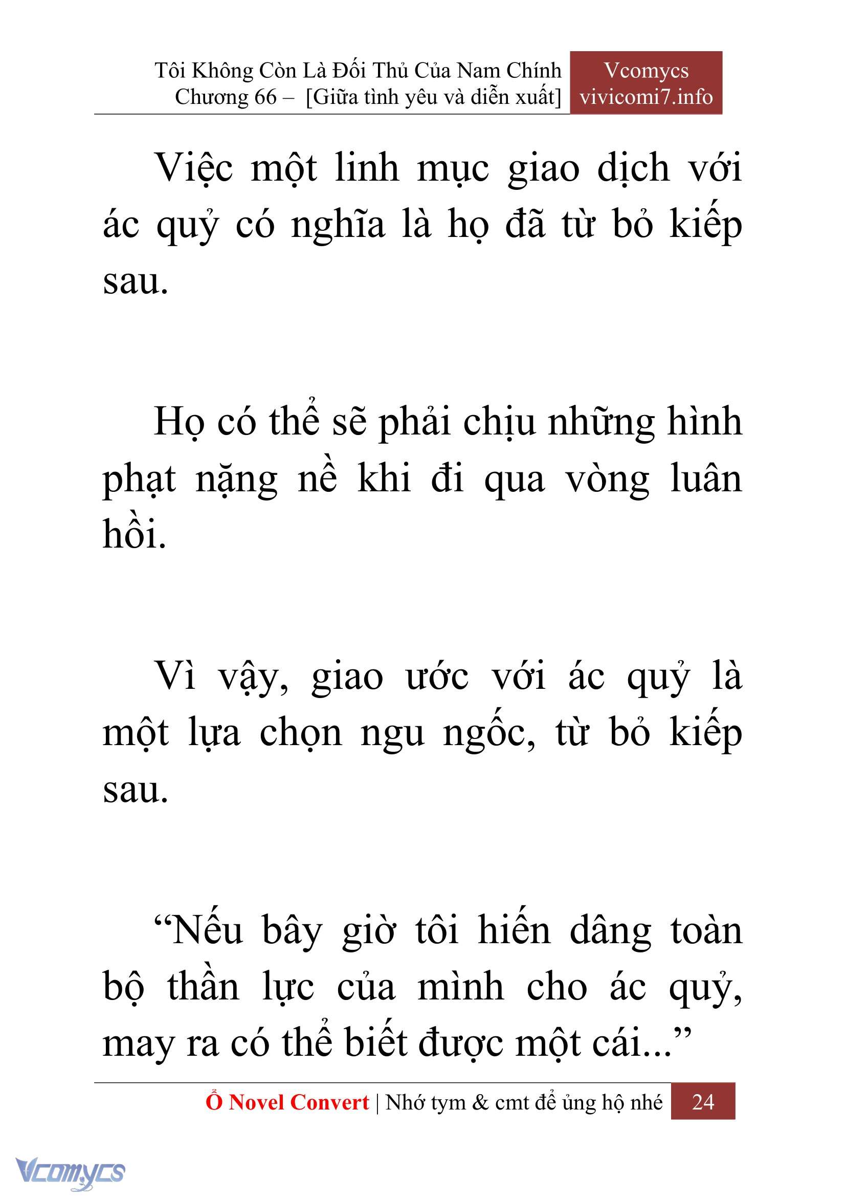[Novel] Tôi Không Còn Là Đối Thủ Của Nam Chính Chapter  66 - 26