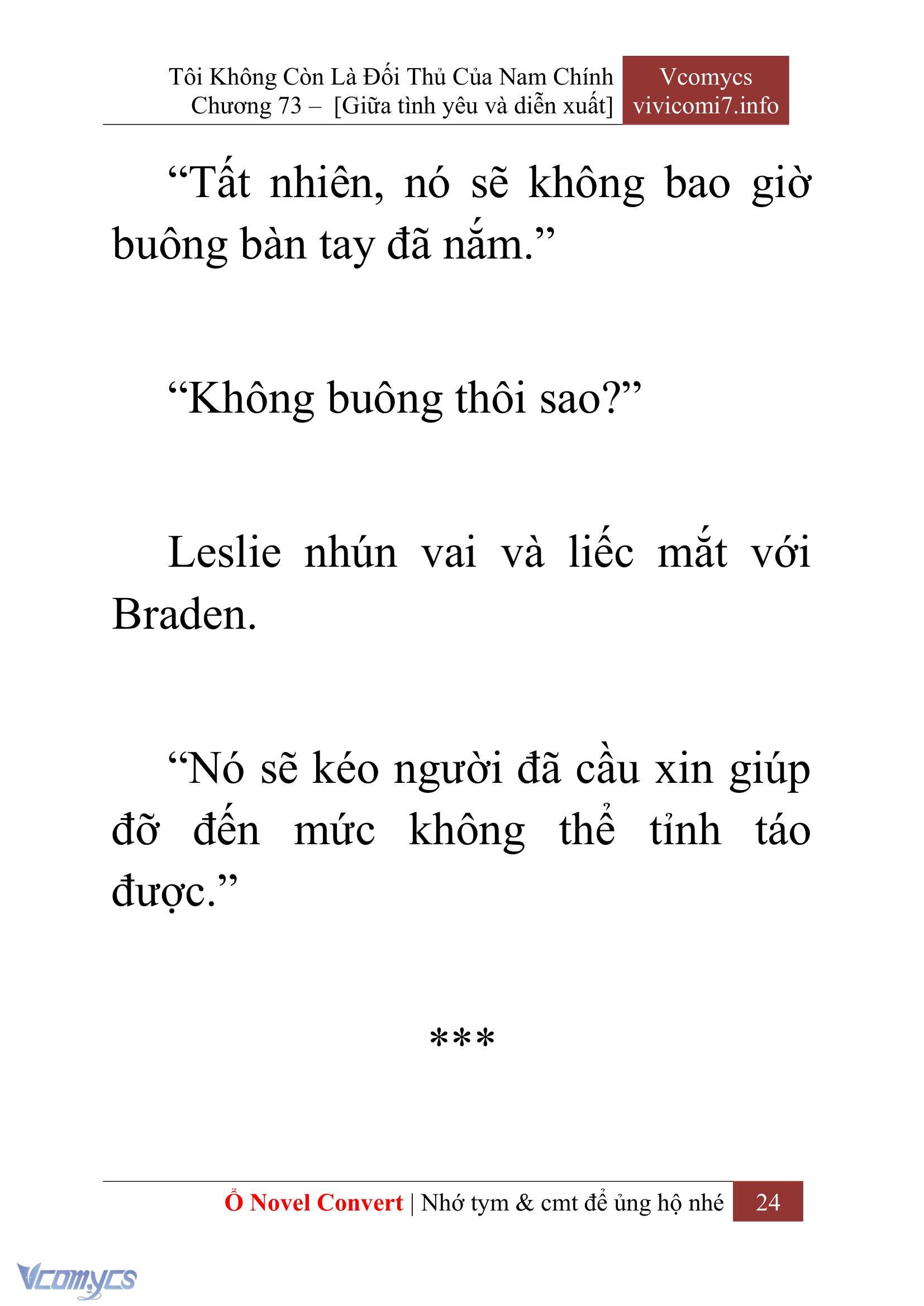 [Novel] Tôi Không Còn Là Đối Thủ Của Nam Chính Chapter  73 - 26