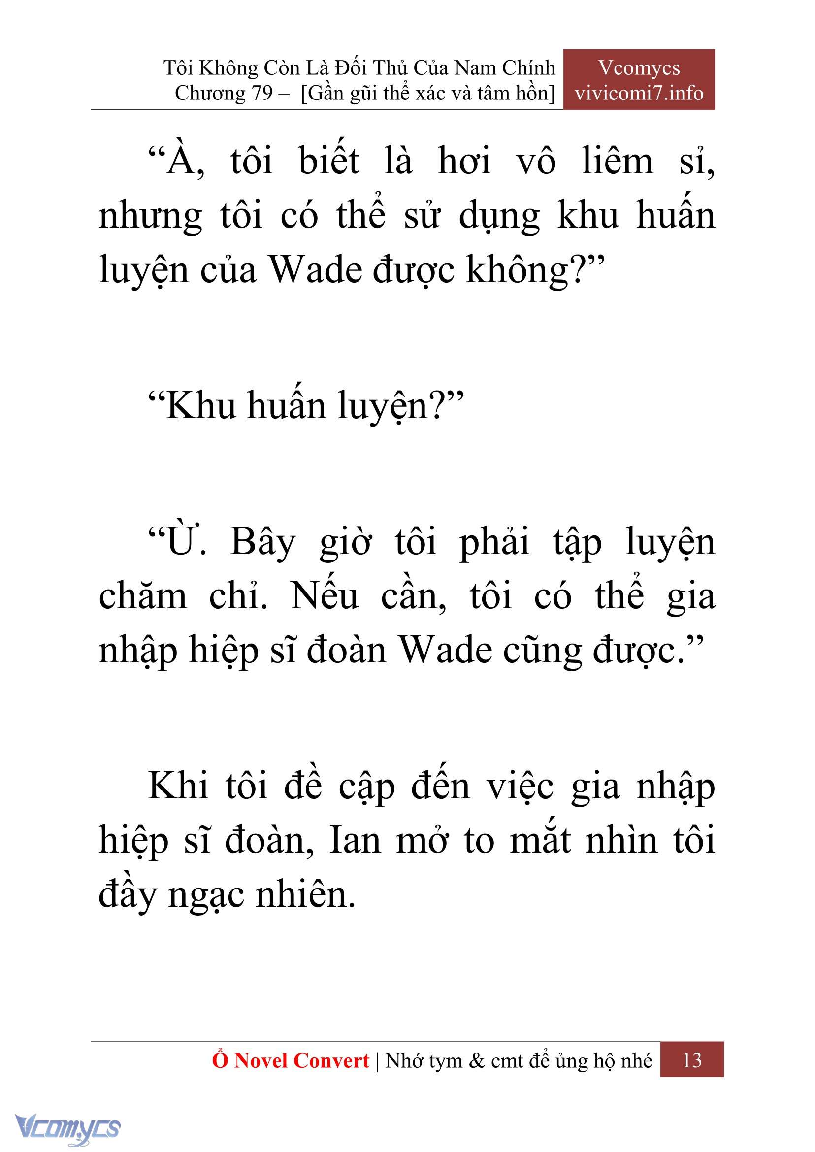 [Novel] Tôi Không Còn Là Đối Thủ Của Nam Chính Chapter  79 - 15