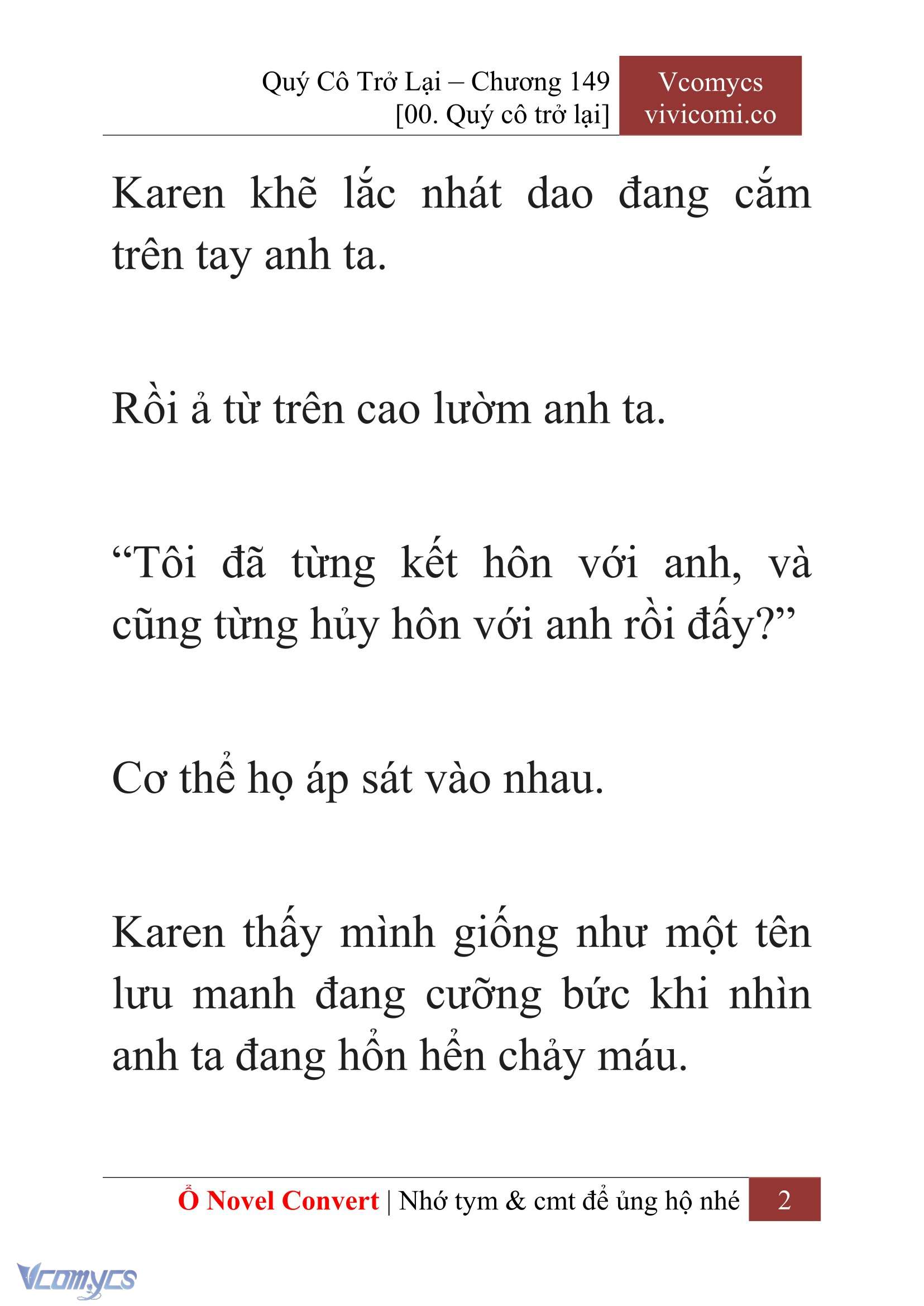 [Novel] Quý Cô Trở Lại Chapter  149 - 4