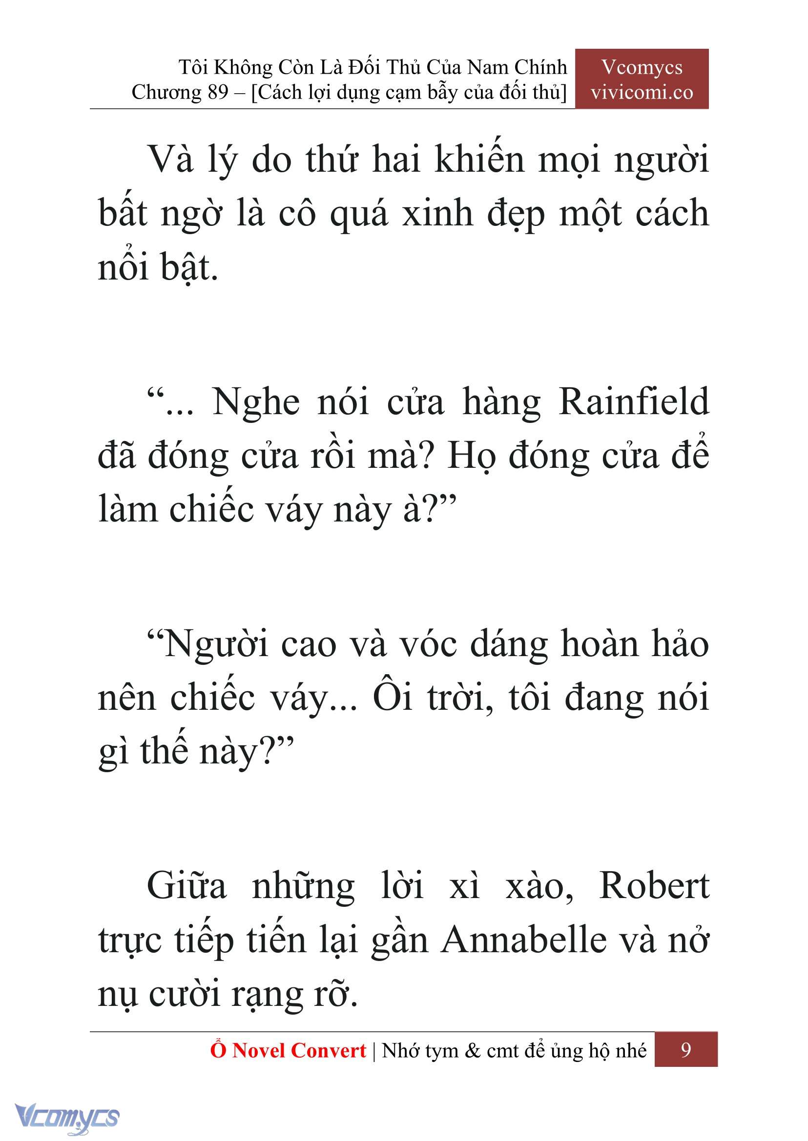 [Novel] Tôi Không Còn Là Đối Thủ Của Nam Chính Chapter  89 - 11