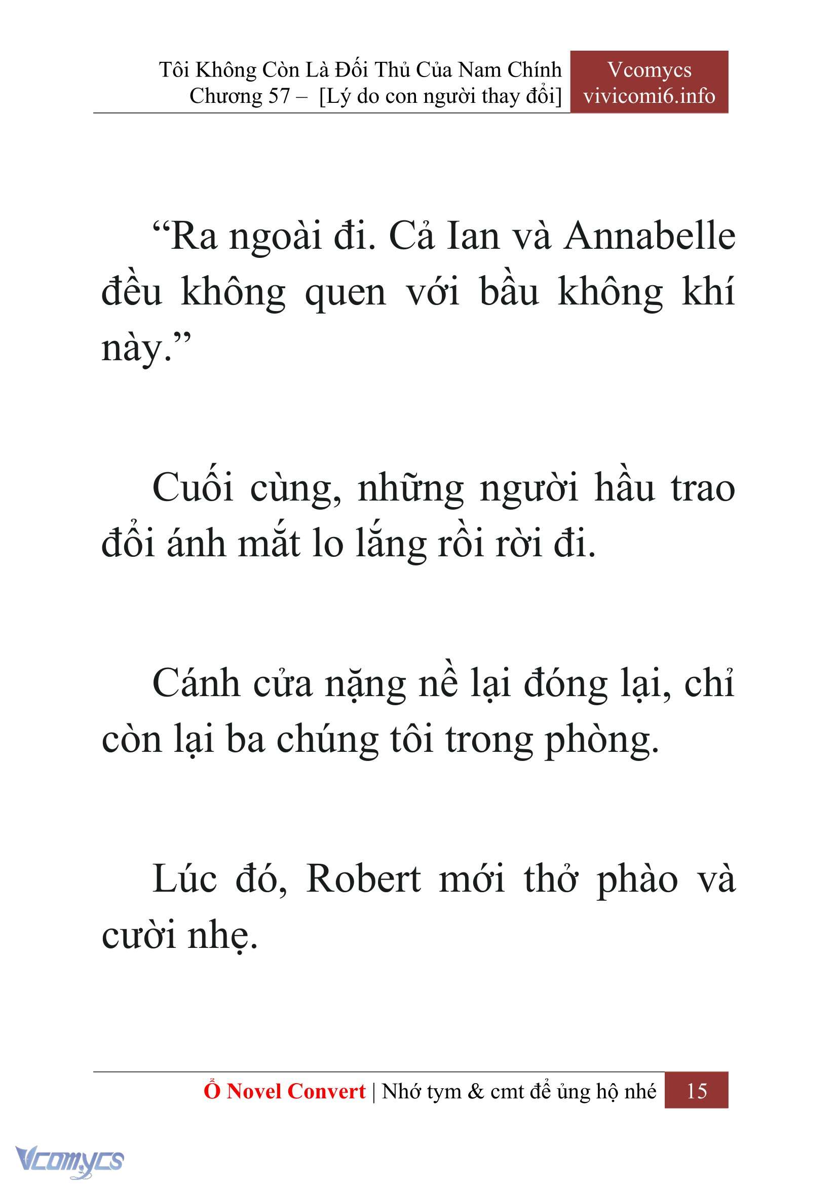 [Novel] Tôi Không Còn Là Đối Thủ Của Nam Chính Chapter  57 - 17