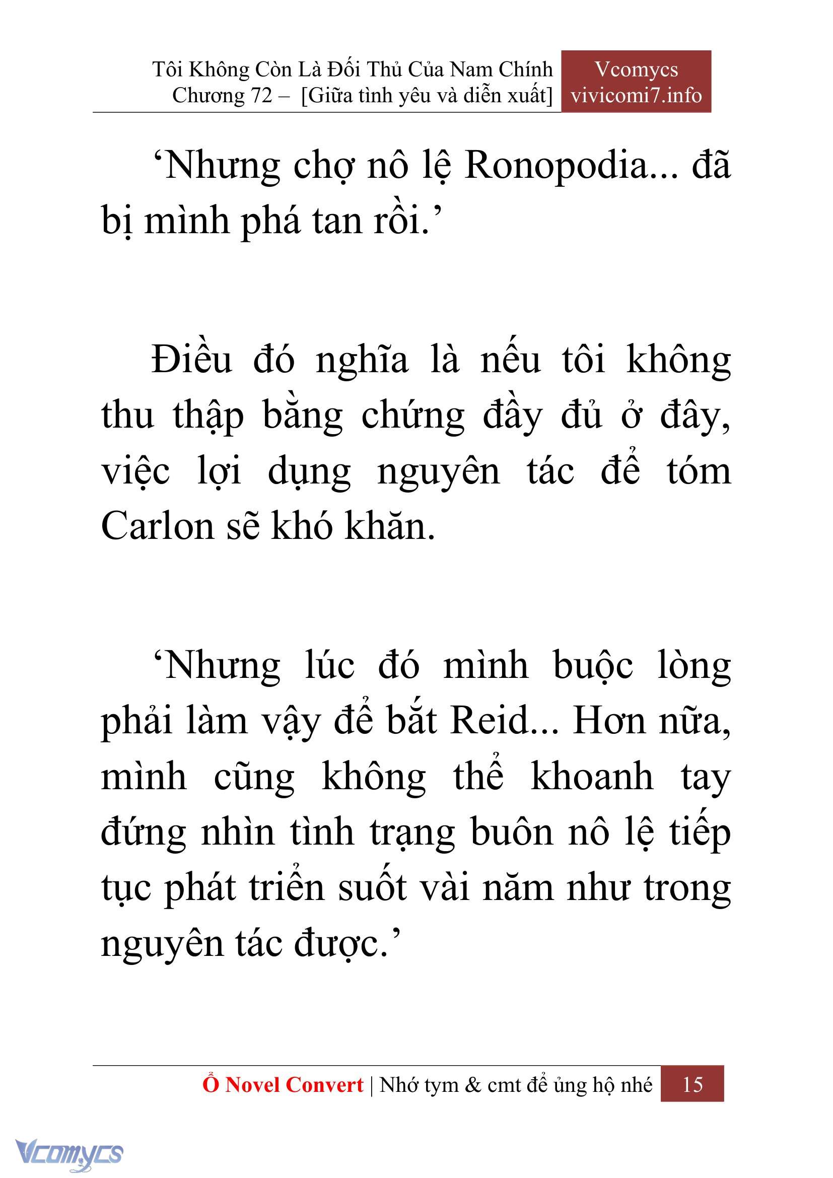 [Novel] Tôi Không Còn Là Đối Thủ Của Nam Chính Chapter  72 - 17