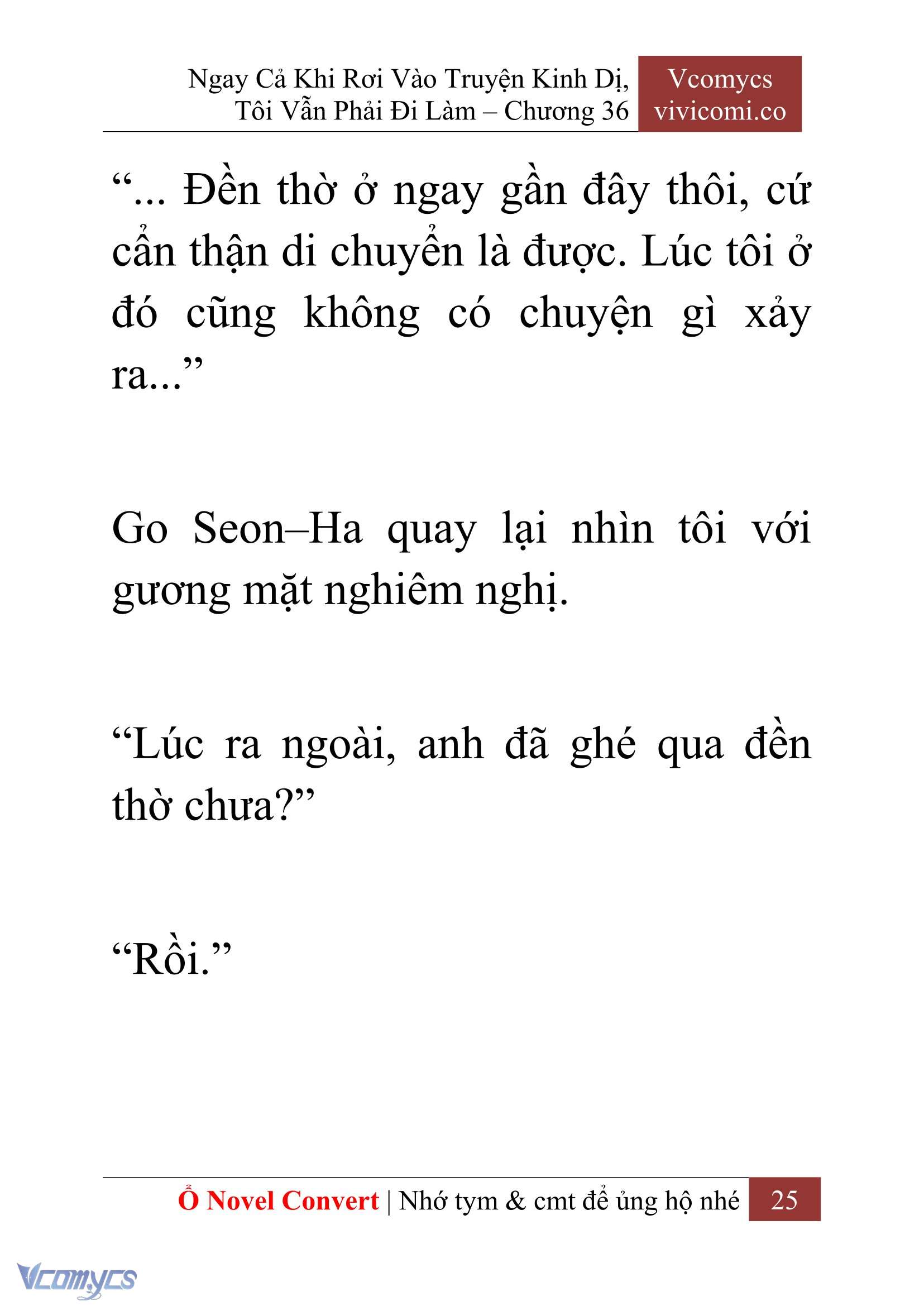 [Novel] Ngay Cả Khi Rơi Vào Truyện Kinh Dị, Tôi Vẫn Phải Đi Làm Chapter  36 - 27