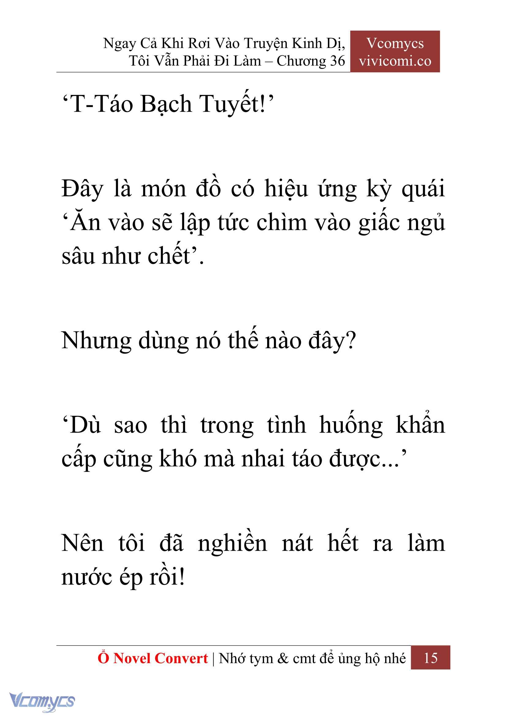 [Novel] Ngay Cả Khi Rơi Vào Truyện Kinh Dị, Tôi Vẫn Phải Đi Làm Chapter  36 - 17