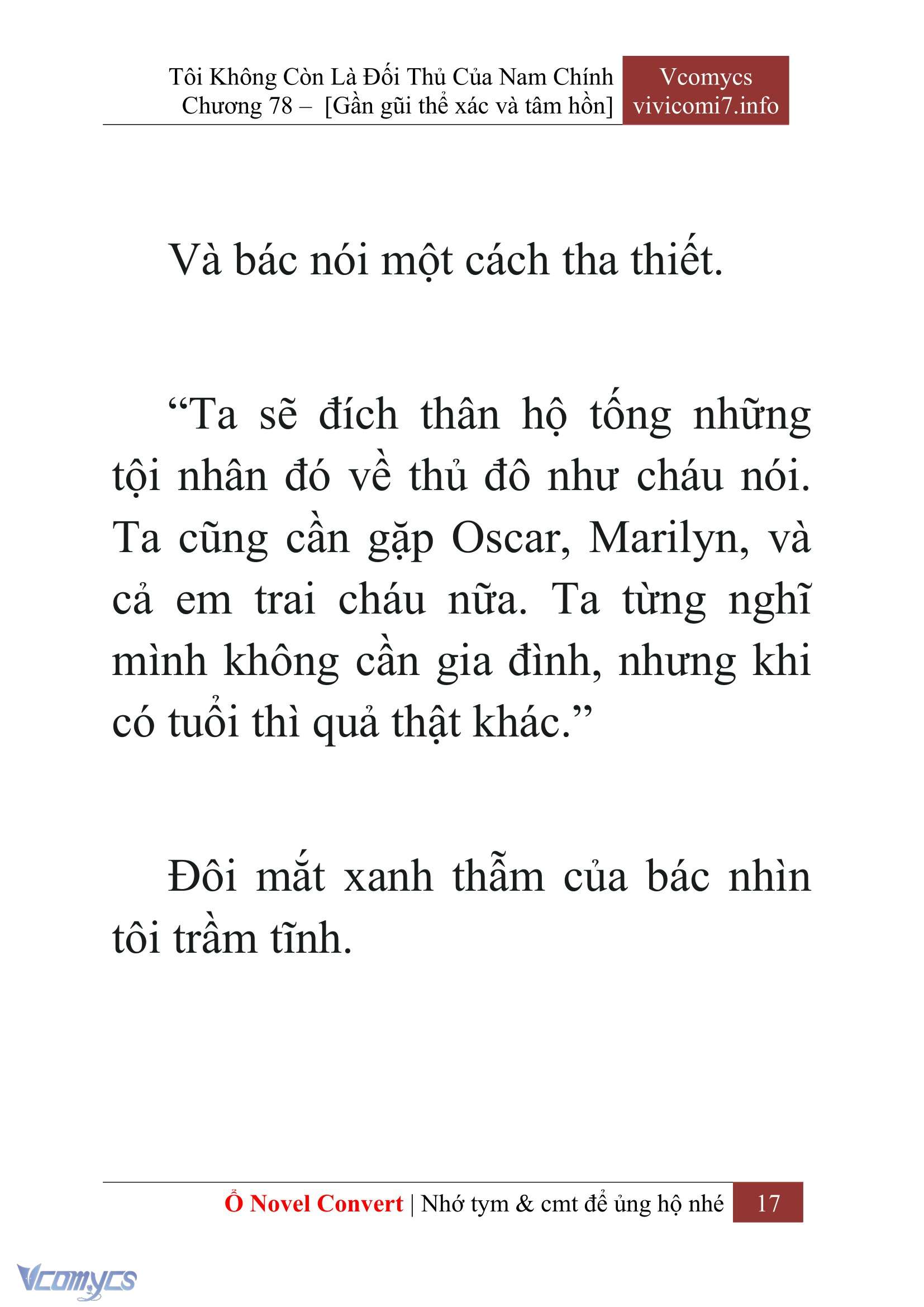 [Novel] Tôi Không Còn Là Đối Thủ Của Nam Chính Chapter  78 - 19