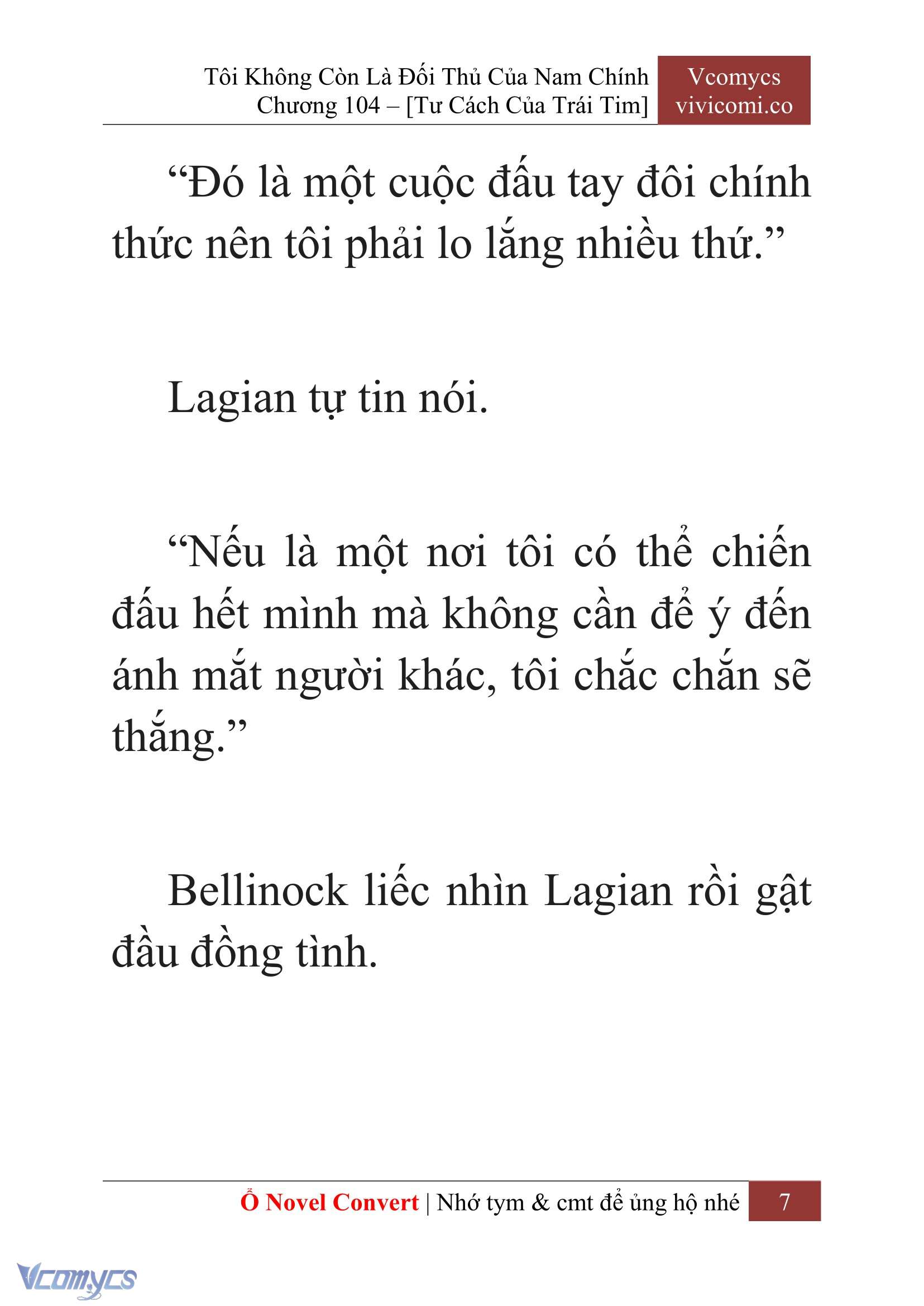 [Novel] Tôi Không Còn Là Đối Thủ Của Nam Chính Chapter  104 - 9