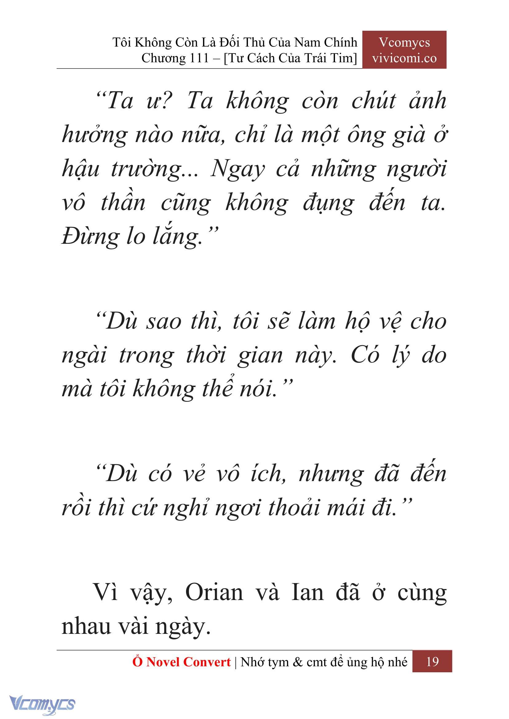 [Novel] Tôi Không Còn Là Đối Thủ Của Nam Chính Chapter  111 - 21