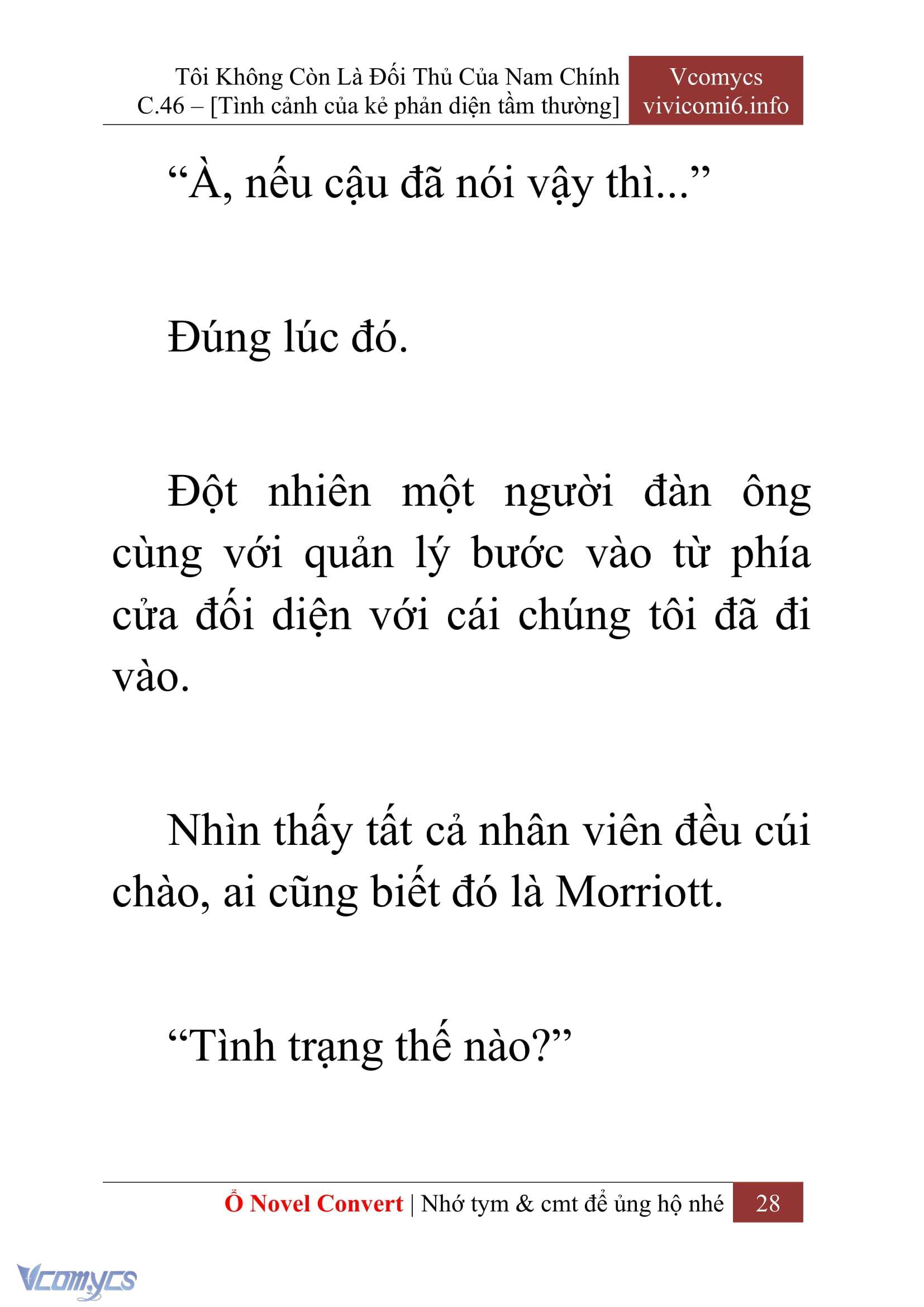 [Novel] Tôi Không Còn Là Đối Thủ Của Nam Chính Chapter  46 - 30