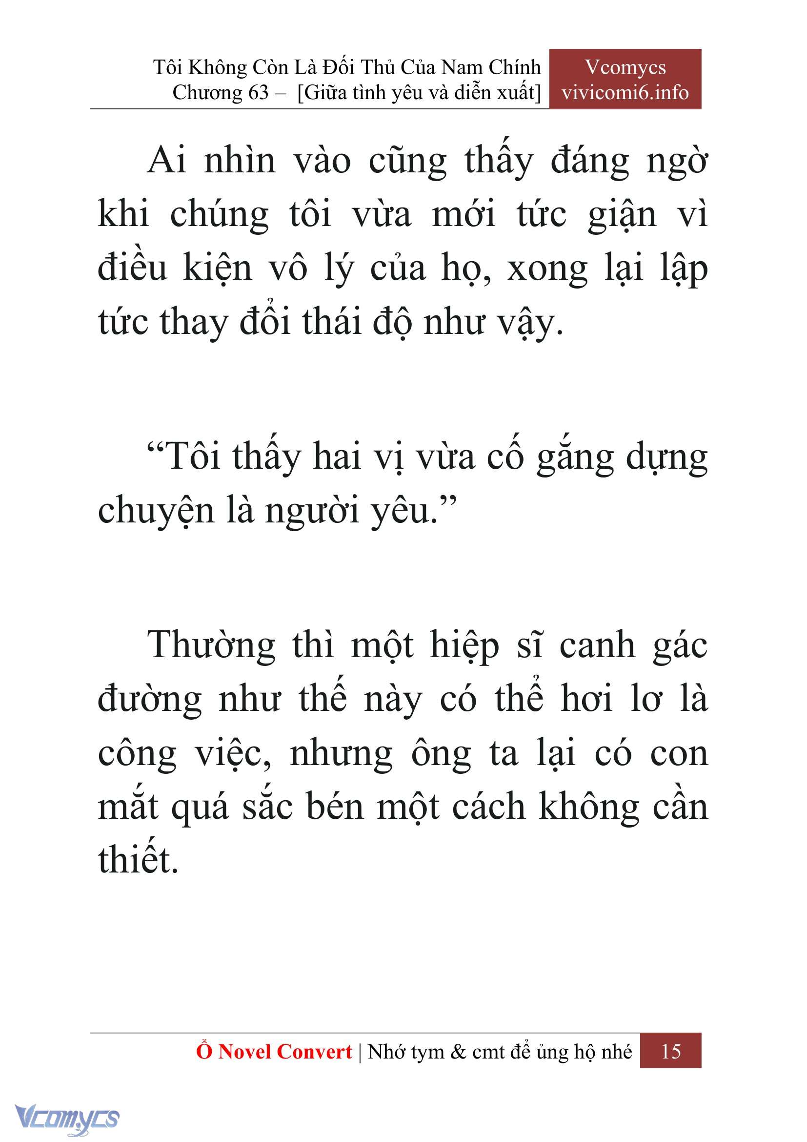 [Novel] Tôi Không Còn Là Đối Thủ Của Nam Chính Chapter  63 - 17
