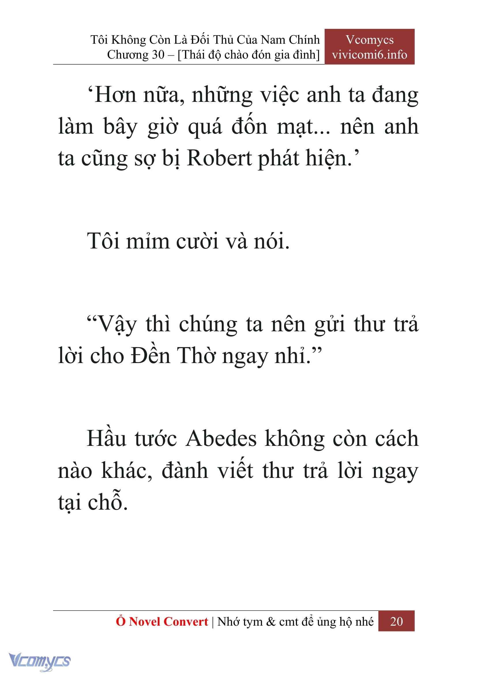 [Novel] Tôi Không Còn Là Đối Thủ Của Nam Chính Chapter  30 - 22