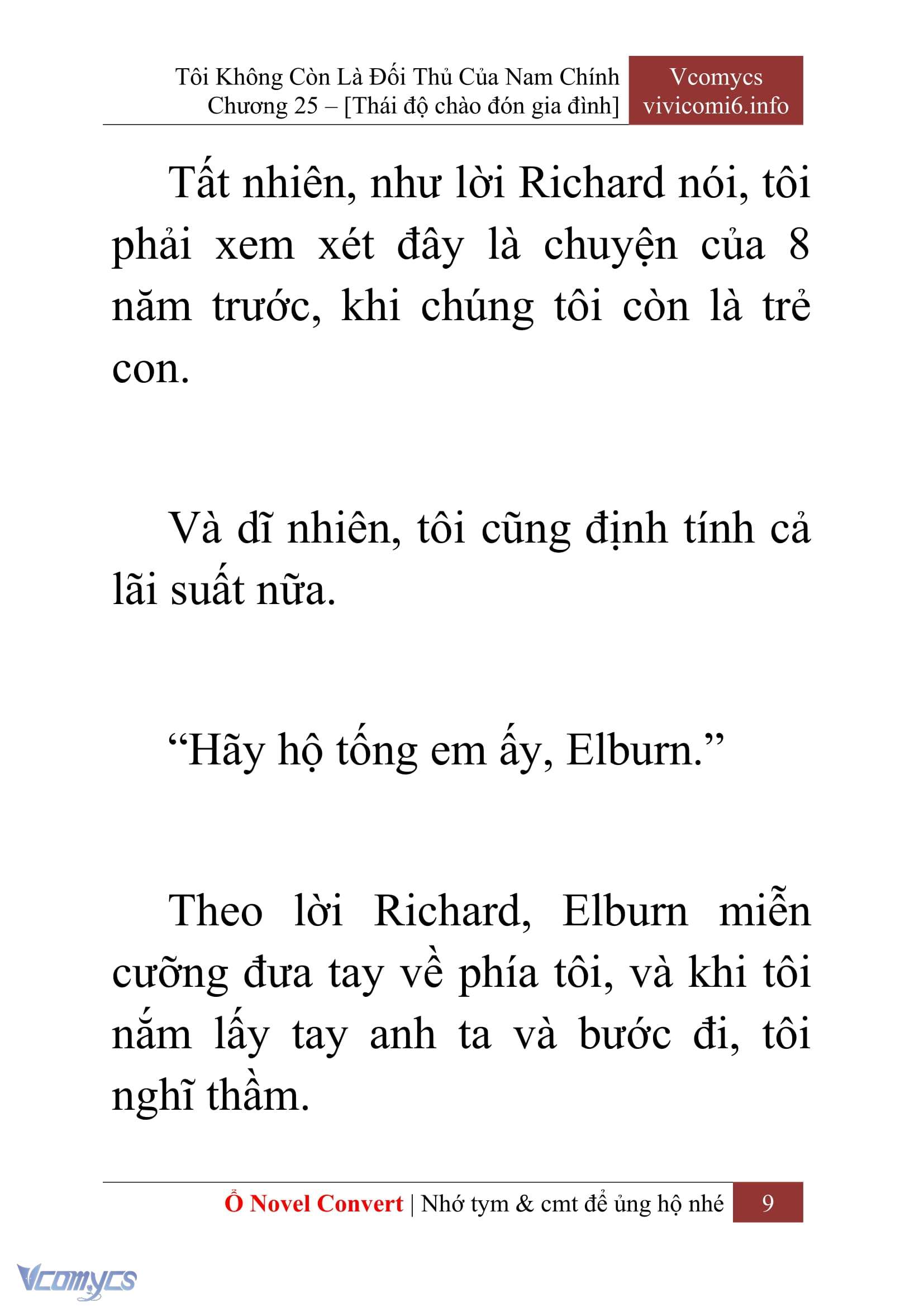 [Novel] Tôi Không Còn Là Đối Thủ Của Nam Chính Chapter  25 - 11