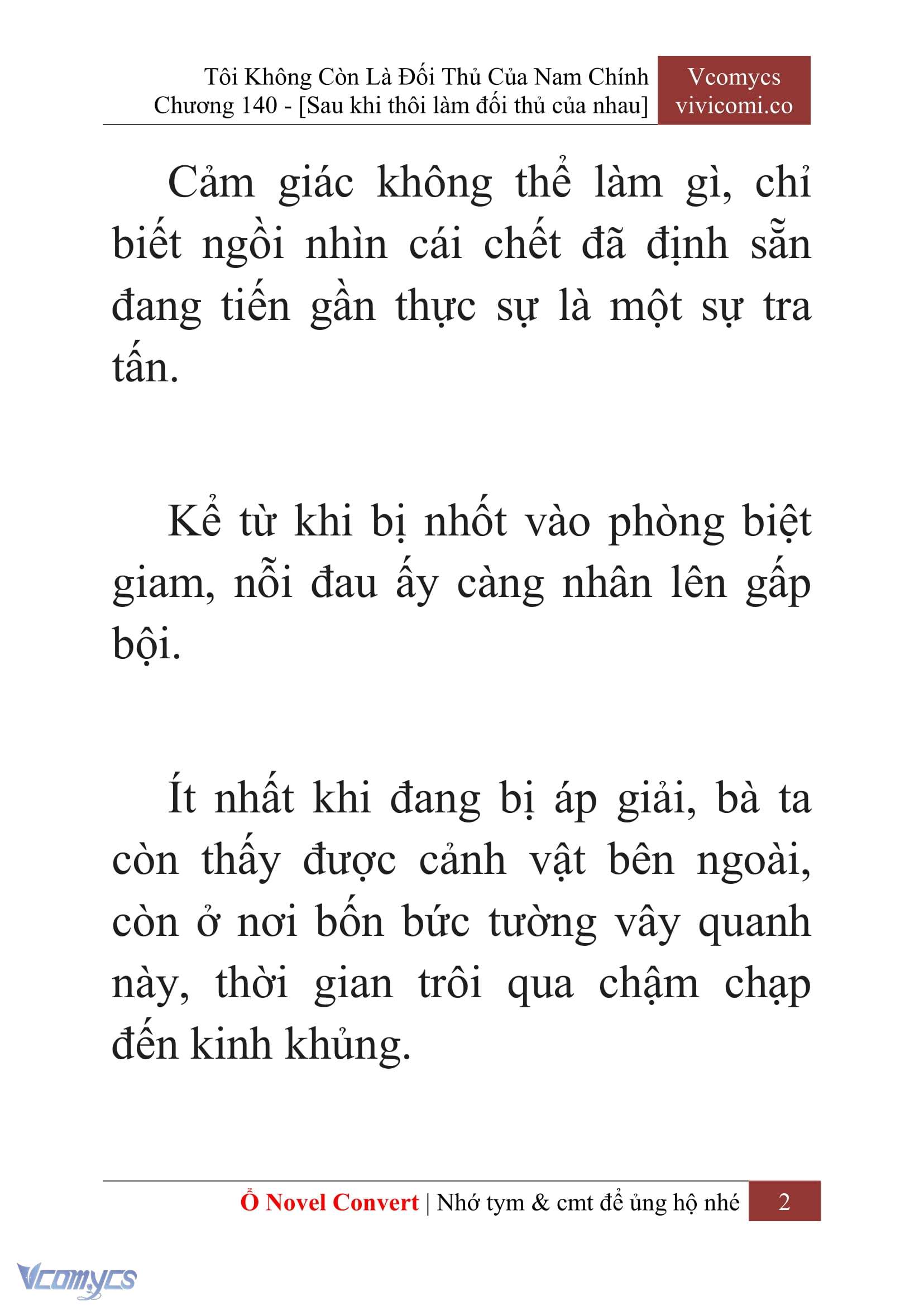 [Novel] Tôi Không Còn Là Đối Thủ Của Nam Chính Chapter  140 - 4