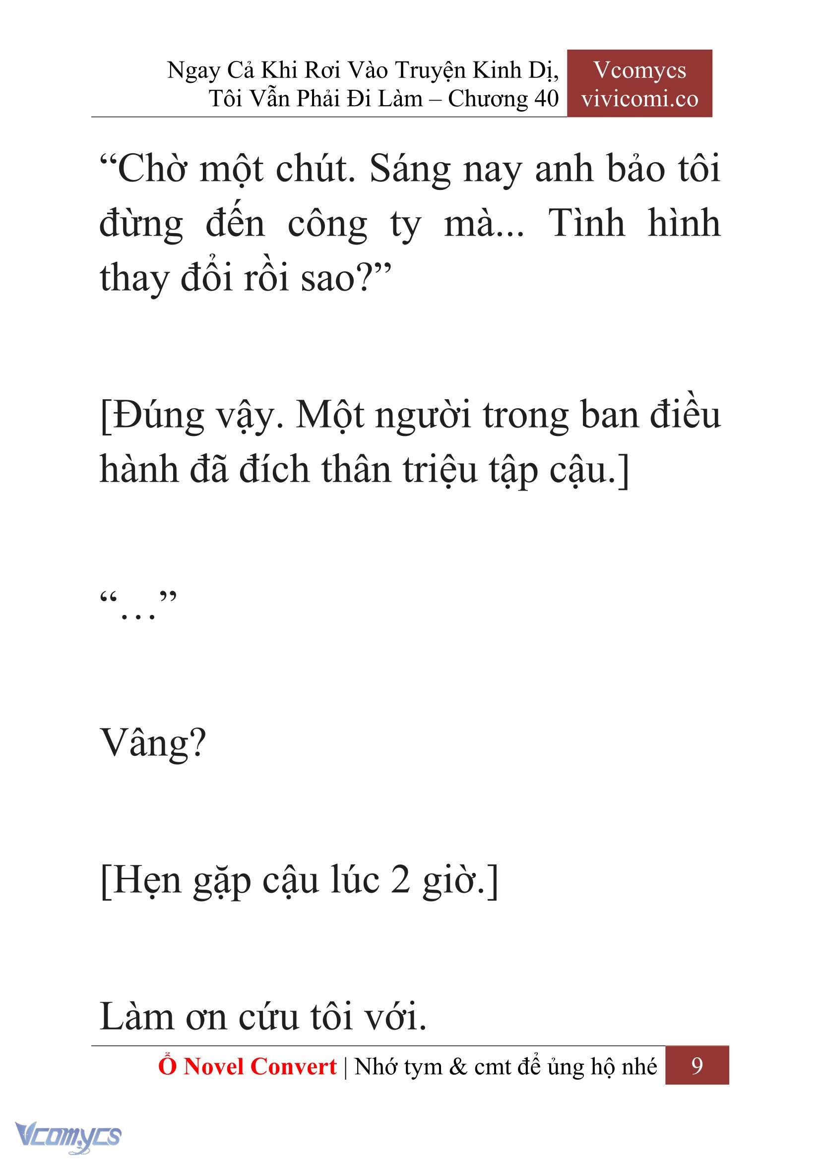 [Novel] Ngay Cả Khi Rơi Vào Truyện Kinh Dị, Tôi Vẫn Phải Đi Làm Chapter  40 - 11