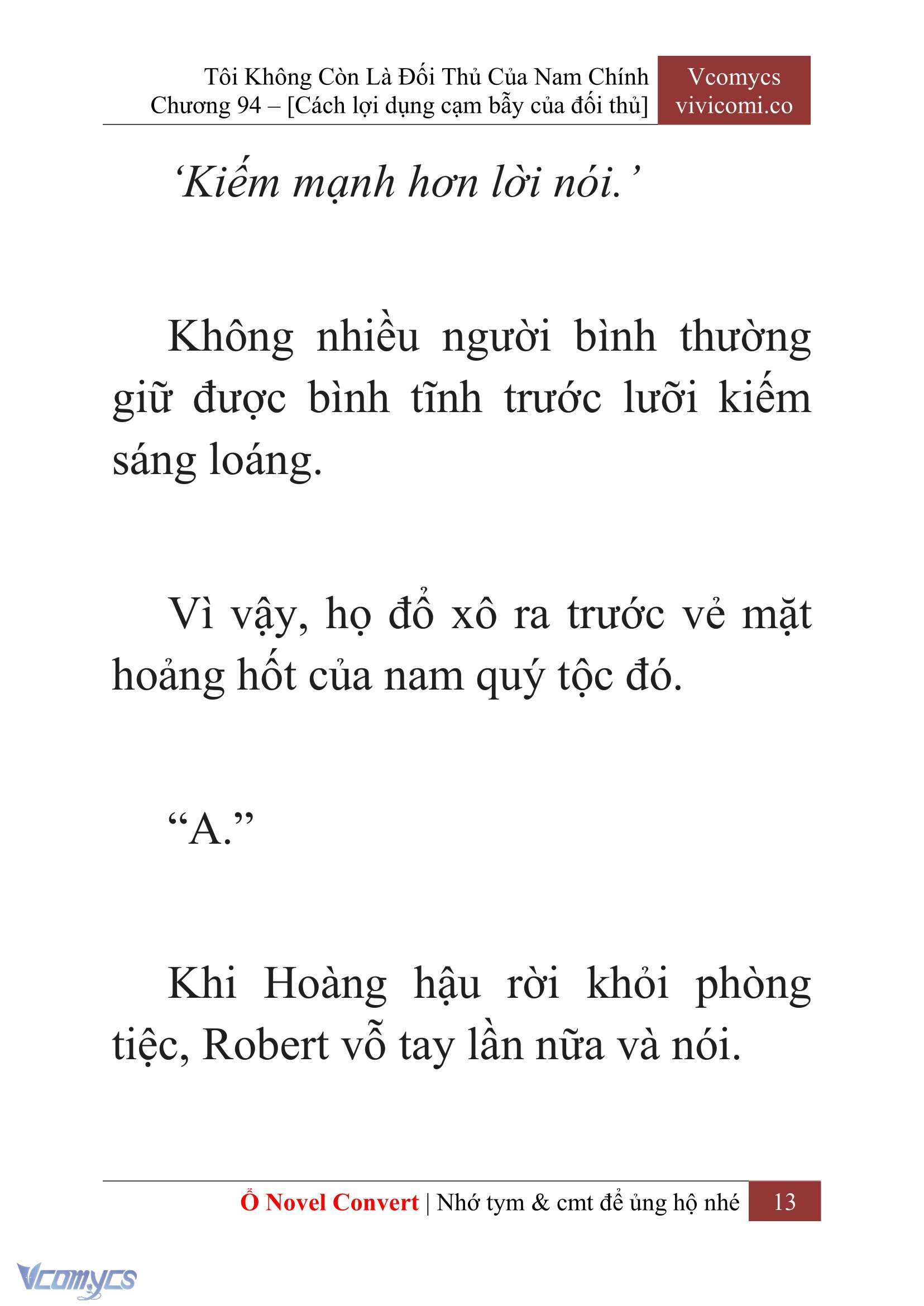 [Novel] Tôi Không Còn Là Đối Thủ Của Nam Chính Chapter  94 - 15