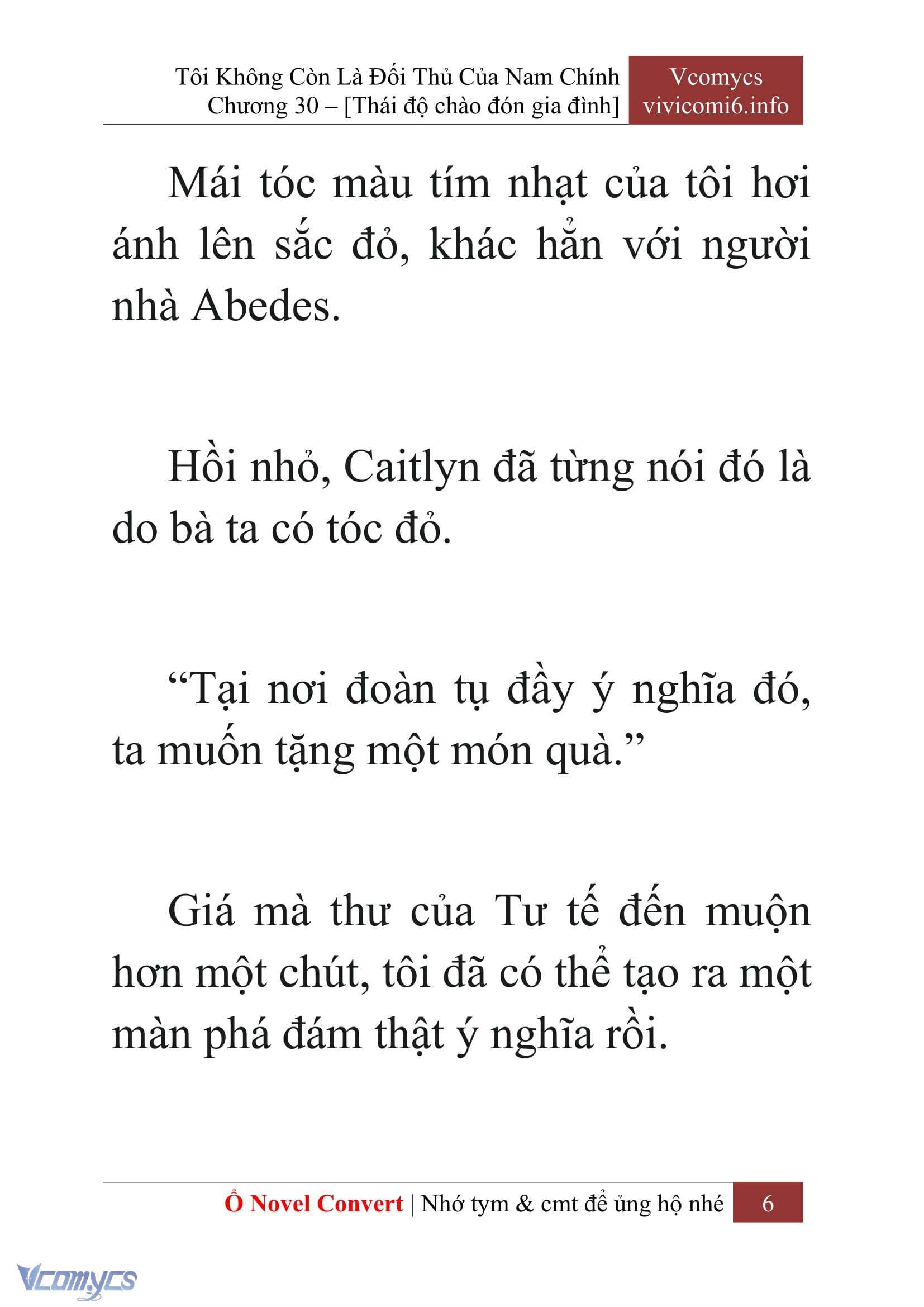 [Novel] Tôi Không Còn Là Đối Thủ Của Nam Chính Chapter  30 - 8