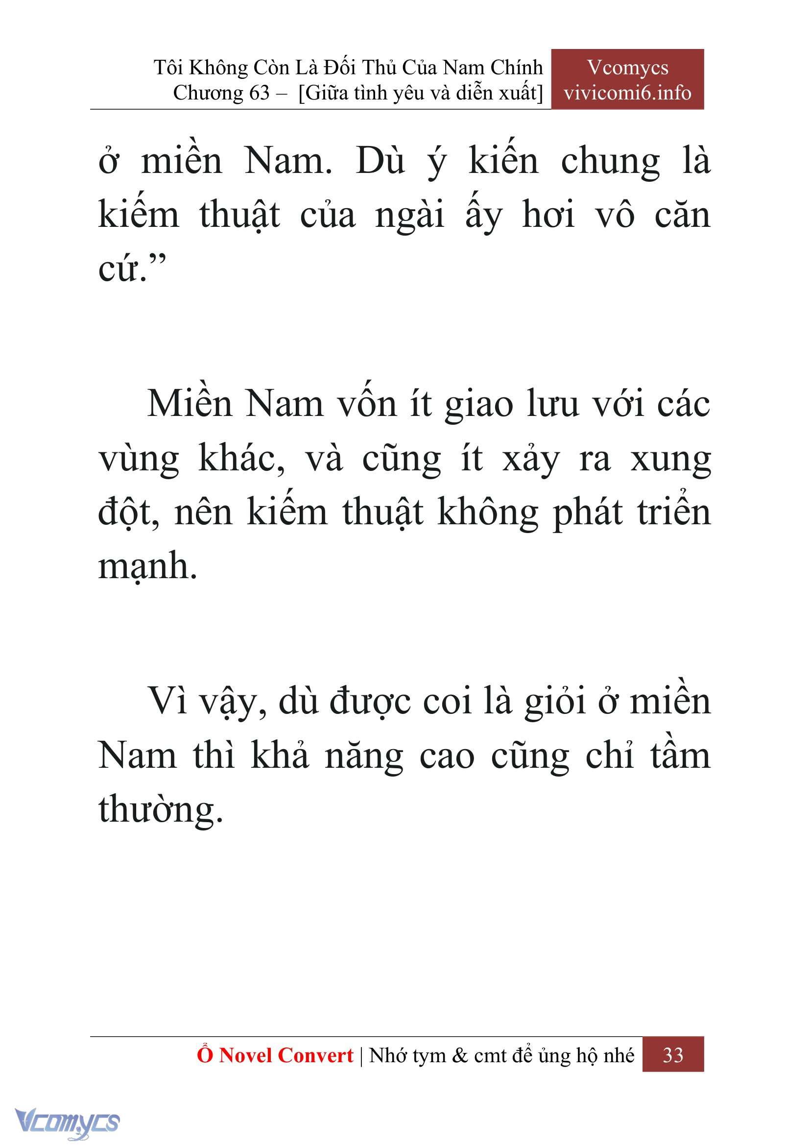[Novel] Tôi Không Còn Là Đối Thủ Của Nam Chính Chapter  63 - 35