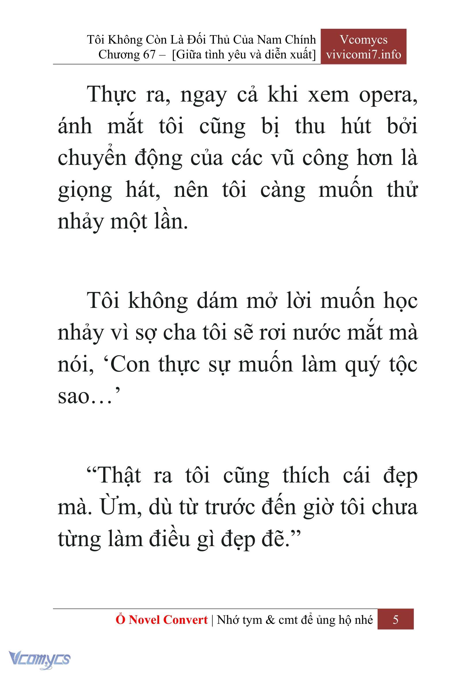 [Novel] Tôi Không Còn Là Đối Thủ Của Nam Chính Chapter  67 - 7
