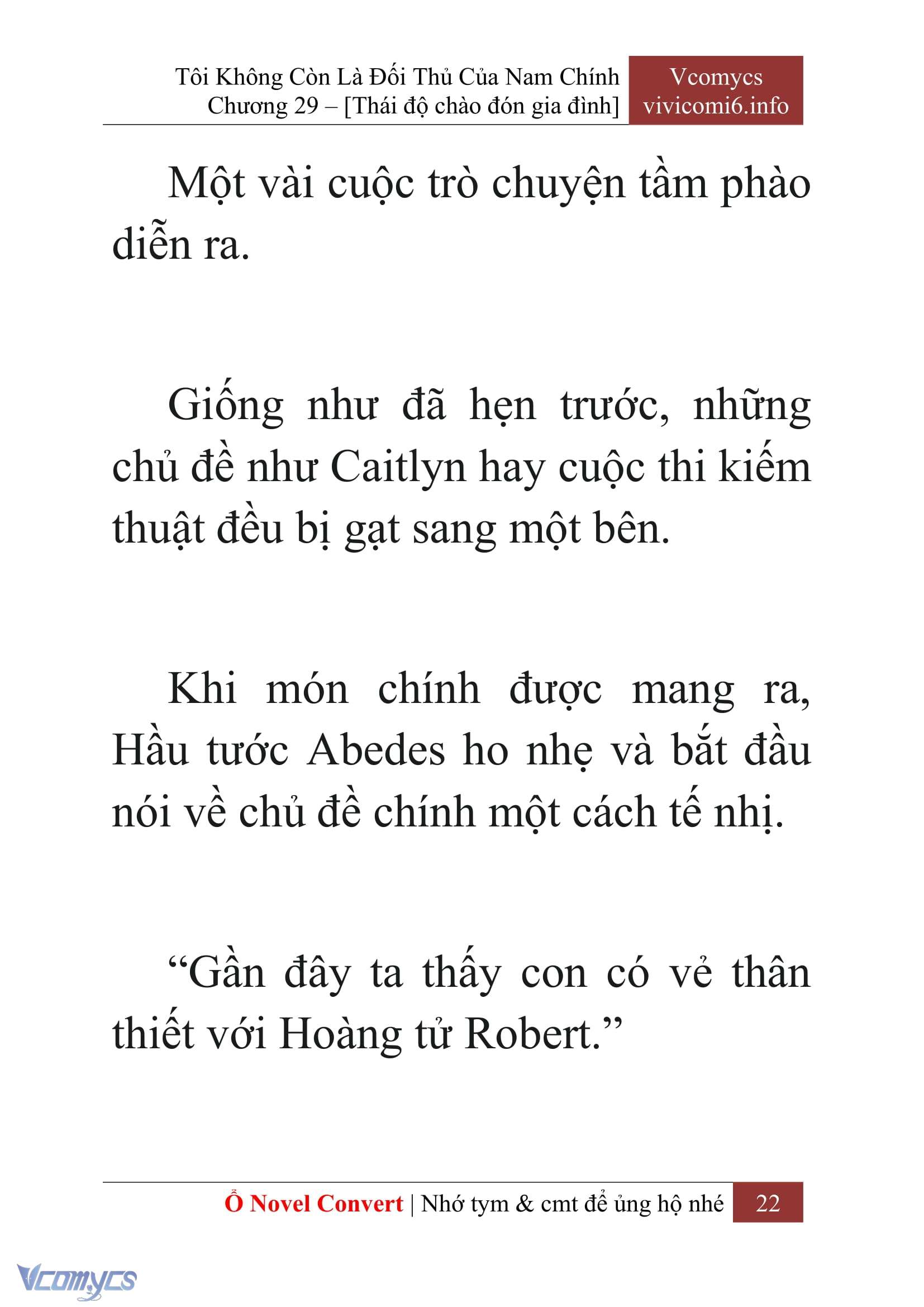 [Novel] Tôi Không Còn Là Đối Thủ Của Nam Chính Chapter  29 - 24
