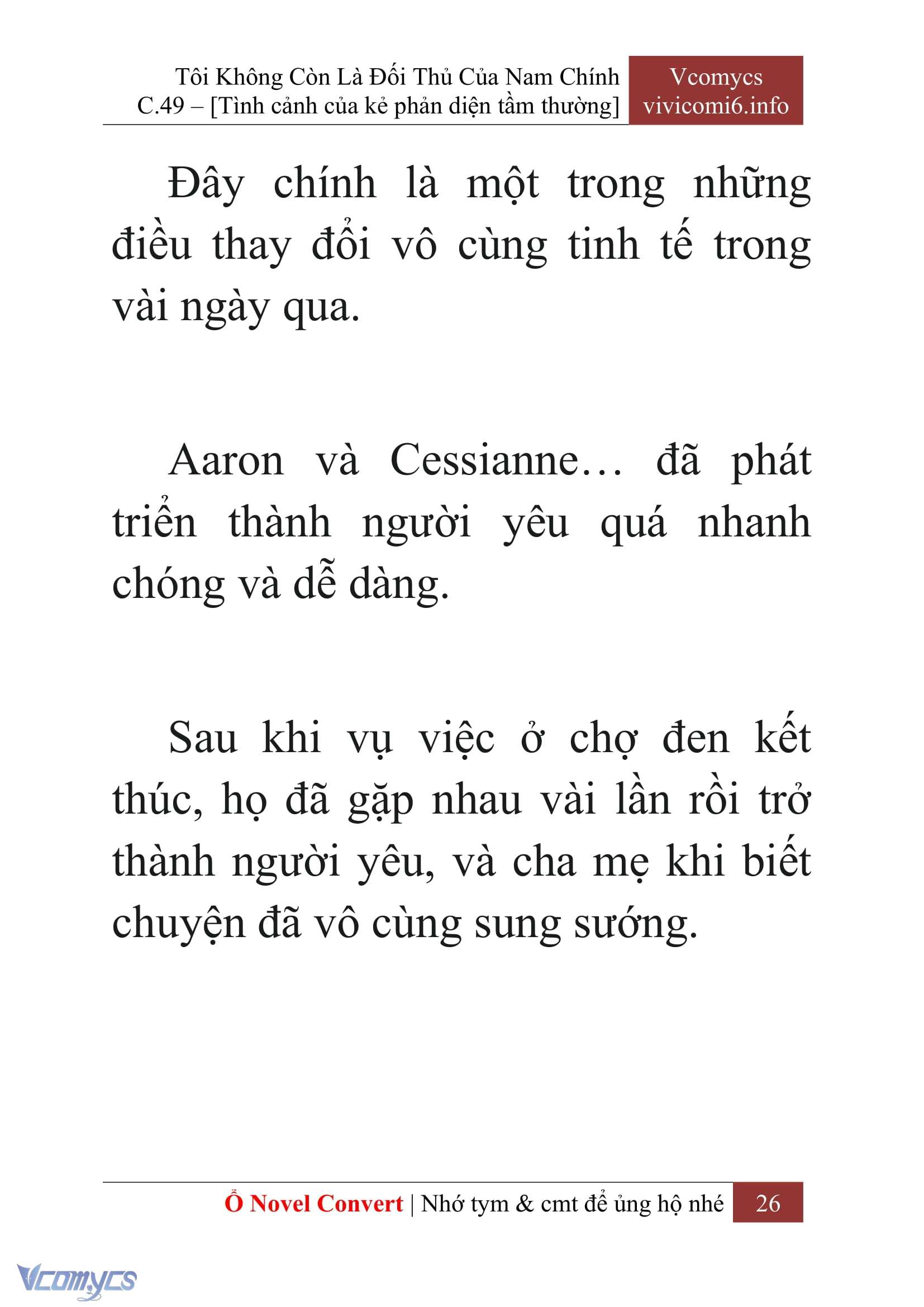 [Novel] Tôi Không Còn Là Đối Thủ Của Nam Chính Chapter  49 - 28