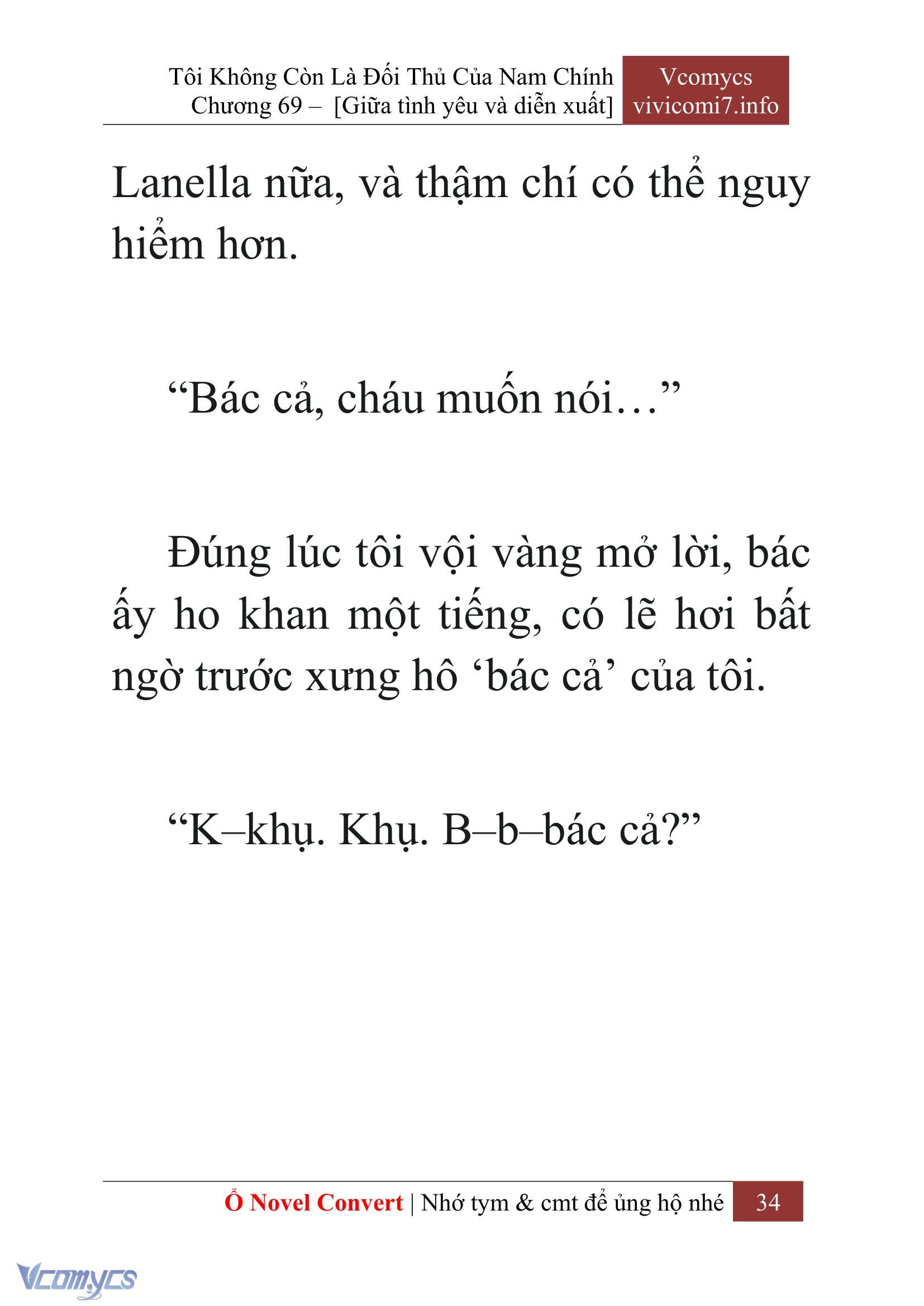 [Novel] Tôi Không Còn Là Đối Thủ Của Nam Chính Chapter  69 - 36