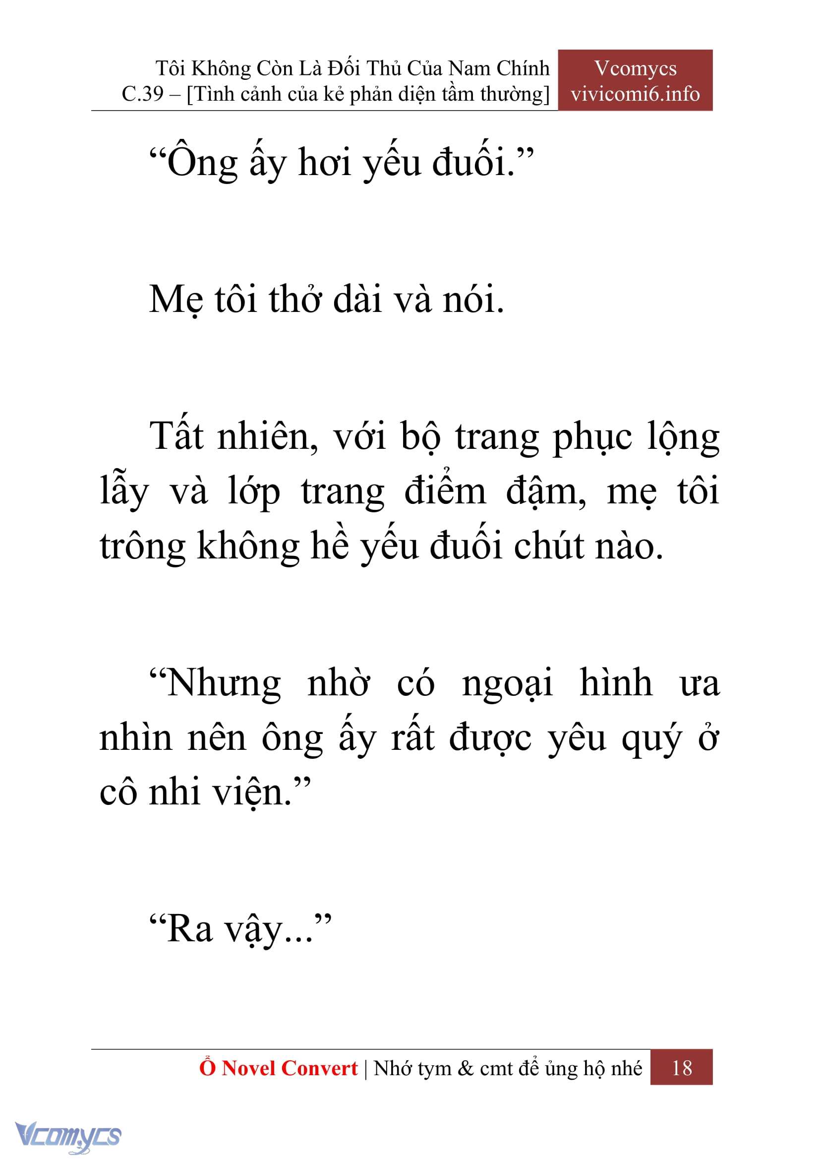 [Novel] Tôi Không Còn Là Đối Thủ Của Nam Chính Chapter  39 - 20