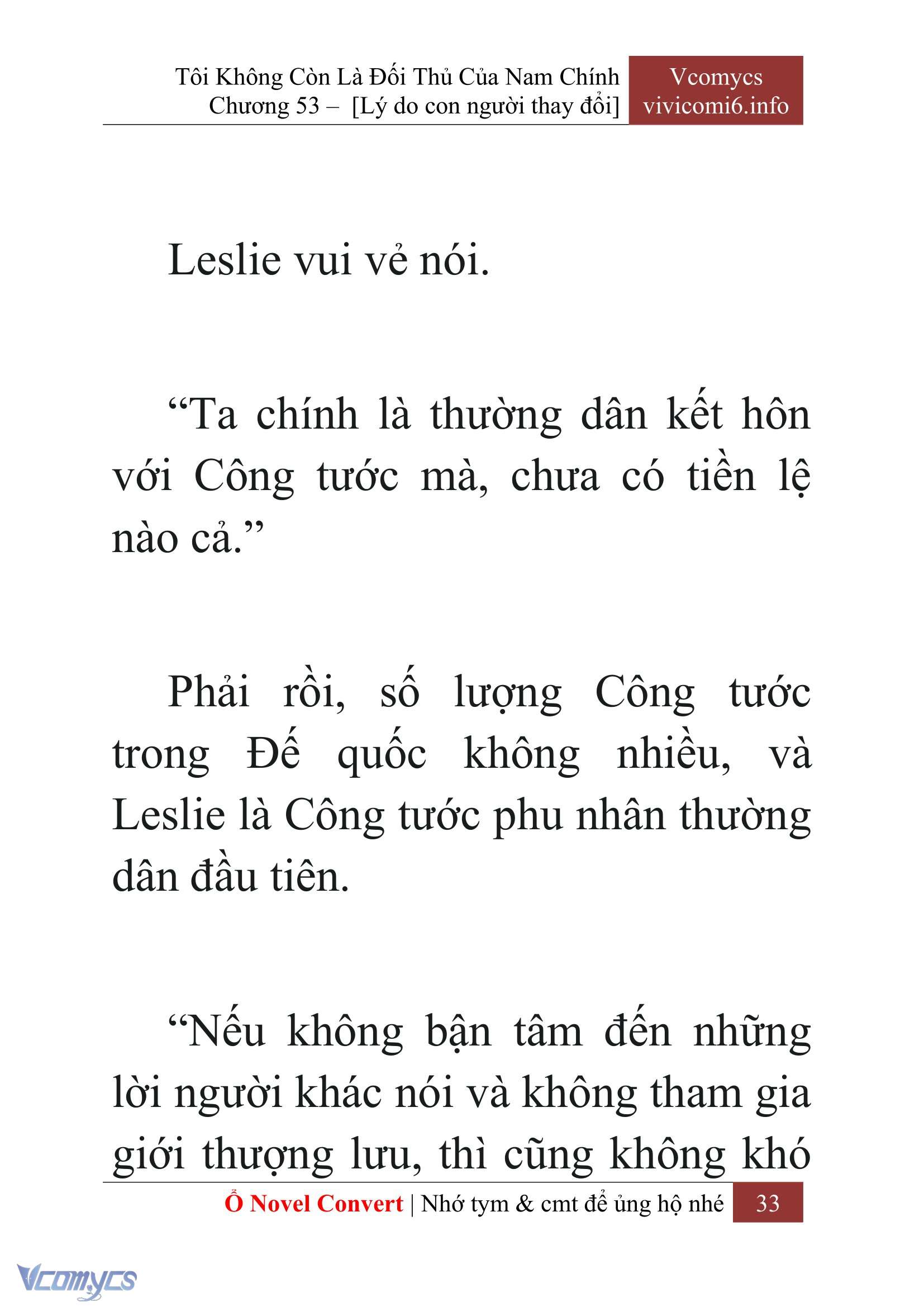 [Novel] Tôi Không Còn Là Đối Thủ Của Nam Chính Chapter  53 - 35