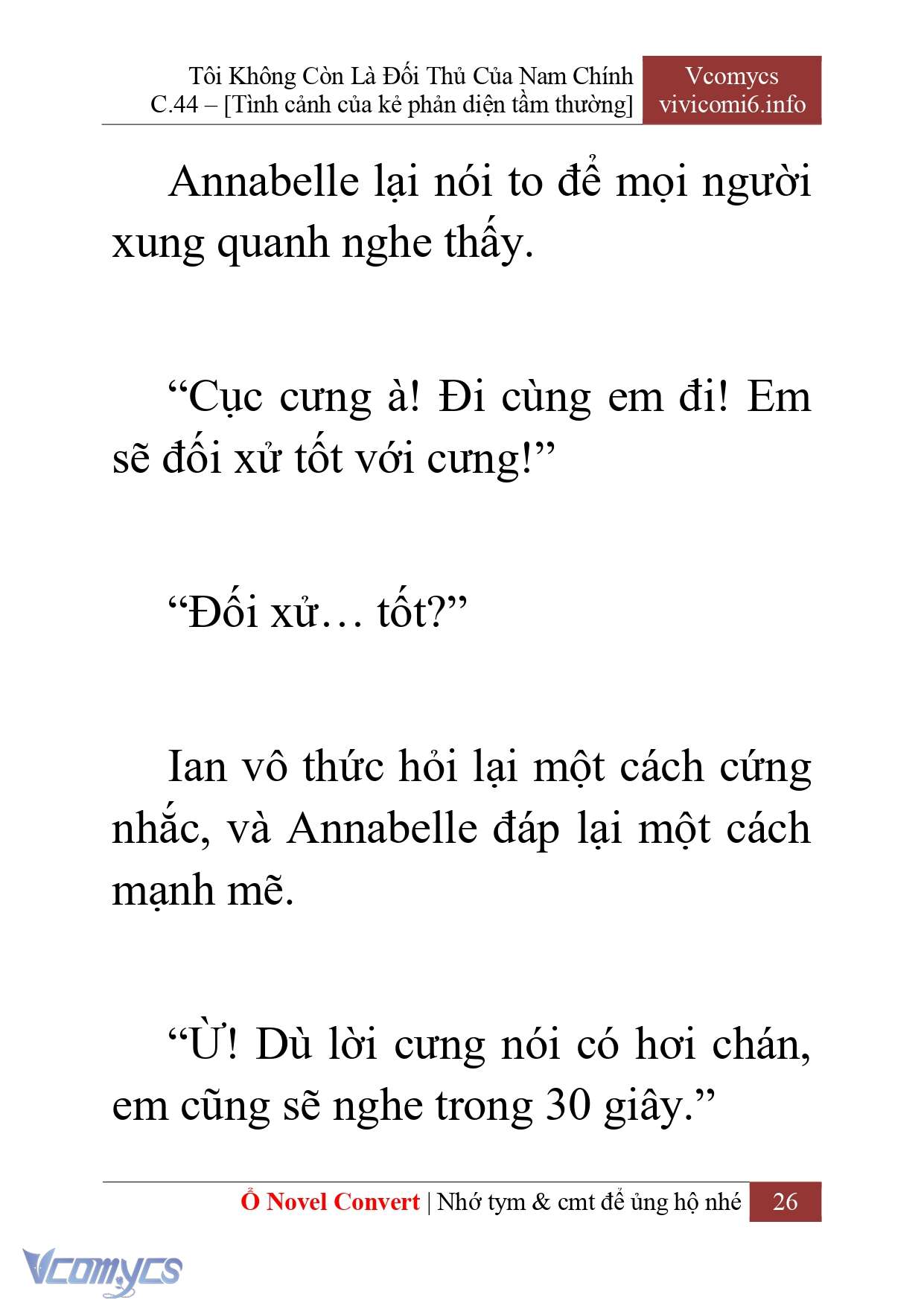 [Novel] Tôi Không Còn Là Đối Thủ Của Nam Chính Chapter  44 - 28