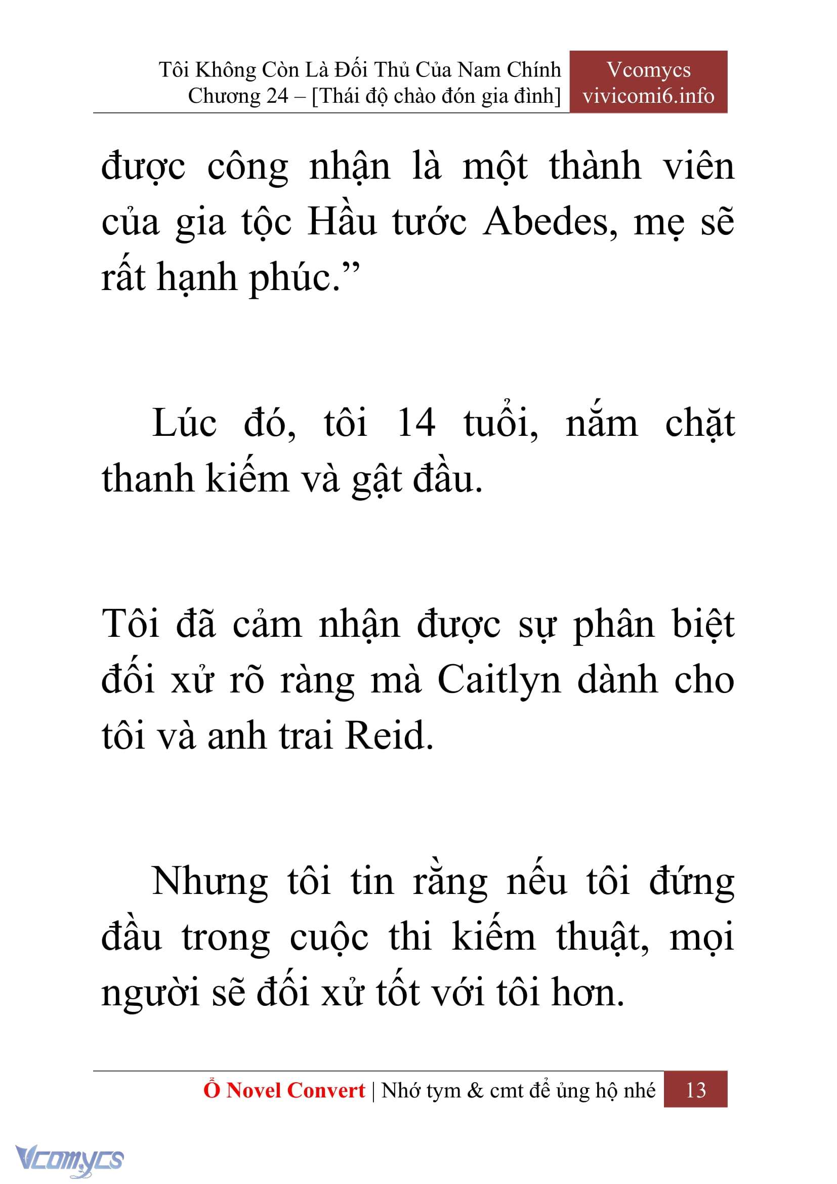 [Novel] Tôi Không Còn Là Đối Thủ Của Nam Chính Chapter  24 - 15