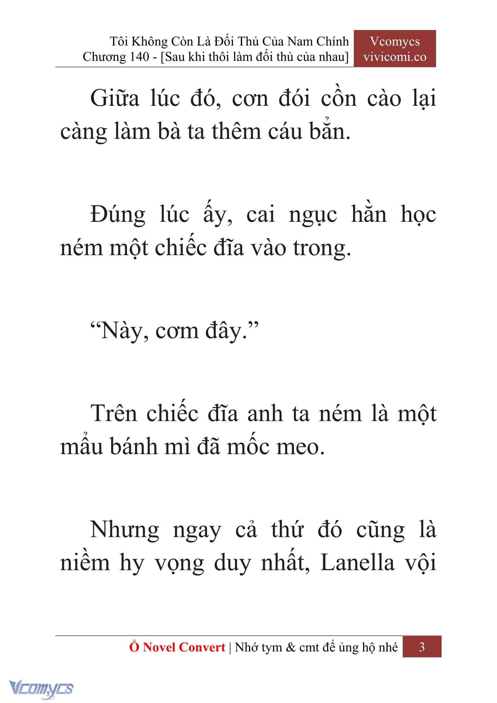 [Novel] Tôi Không Còn Là Đối Thủ Của Nam Chính Chapter  140 - 5