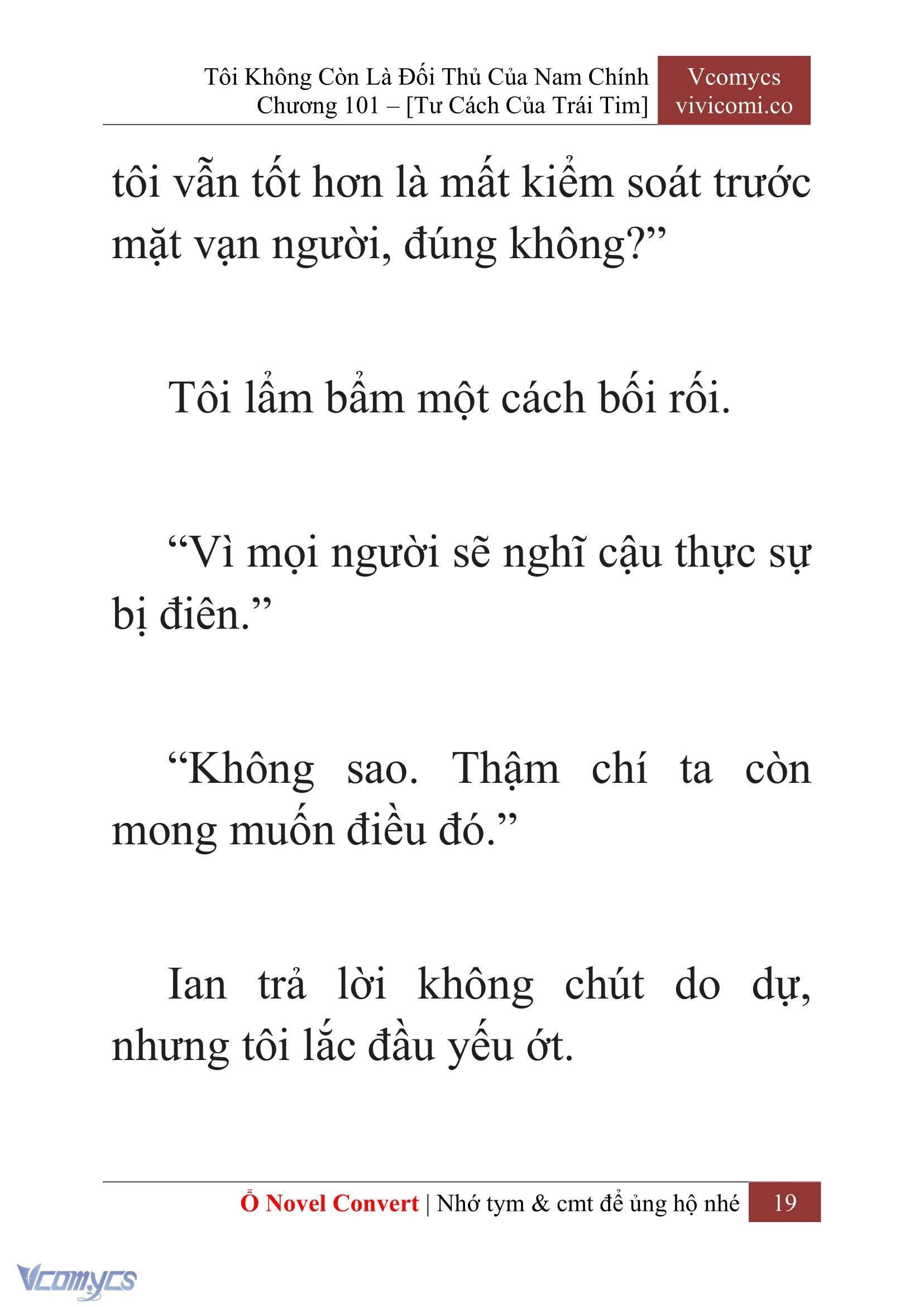 [Novel] Tôi Không Còn Là Đối Thủ Của Nam Chính Chapter  101 - 21