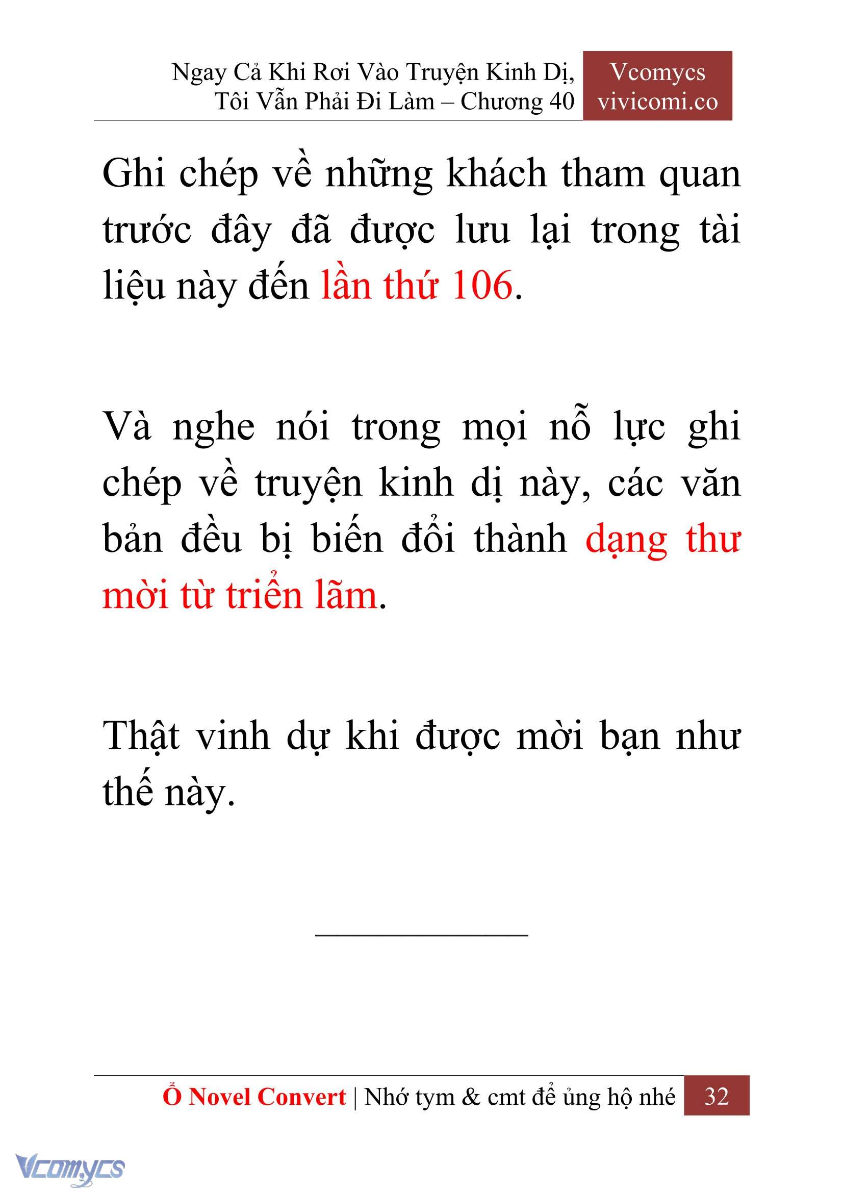 [Novel] Ngay Cả Khi Rơi Vào Truyện Kinh Dị, Tôi Vẫn Phải Đi Làm Chapter  40 - 34