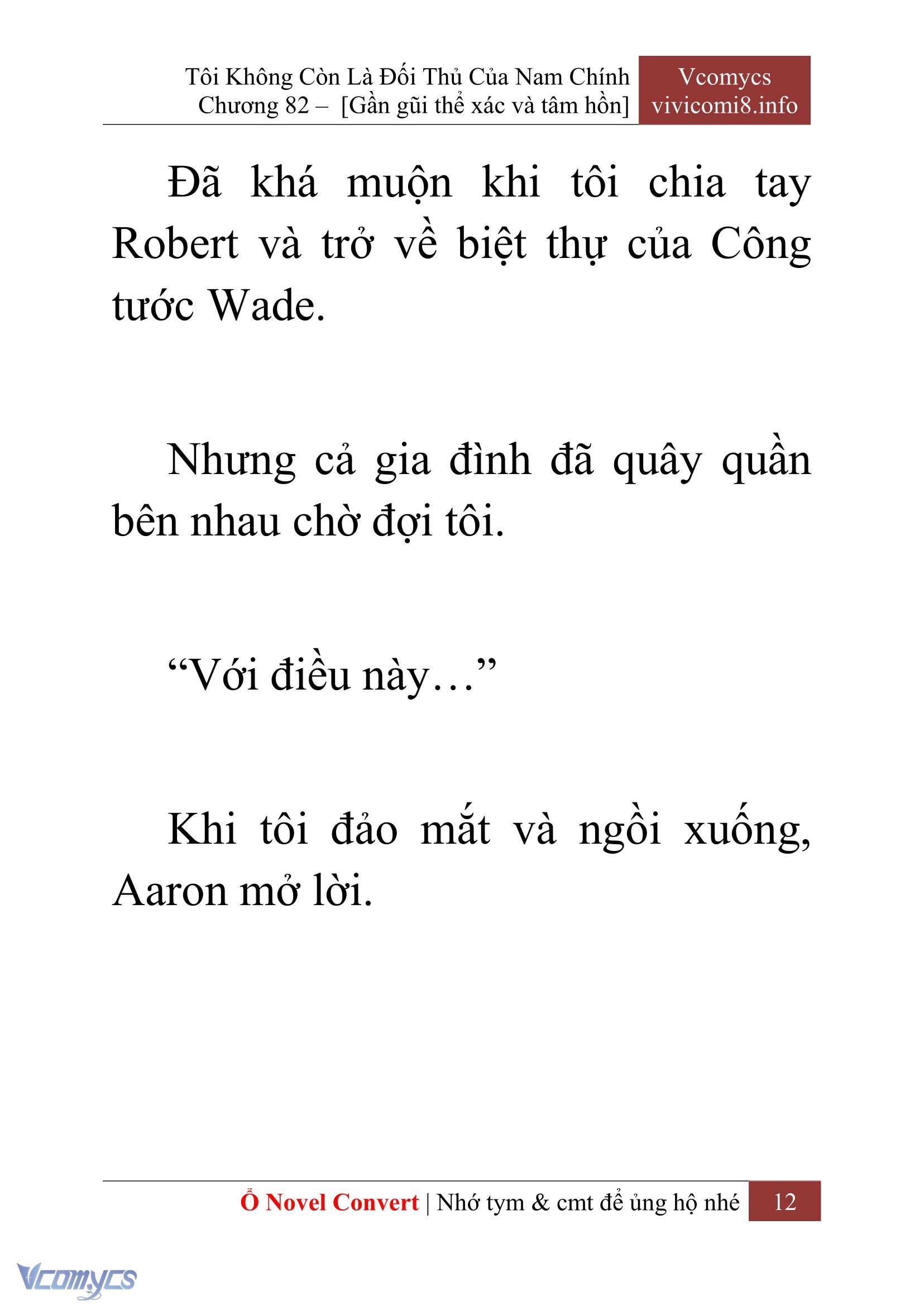 [Novel] Tôi Không Còn Là Đối Thủ Của Nam Chính Chapter  82 - 14