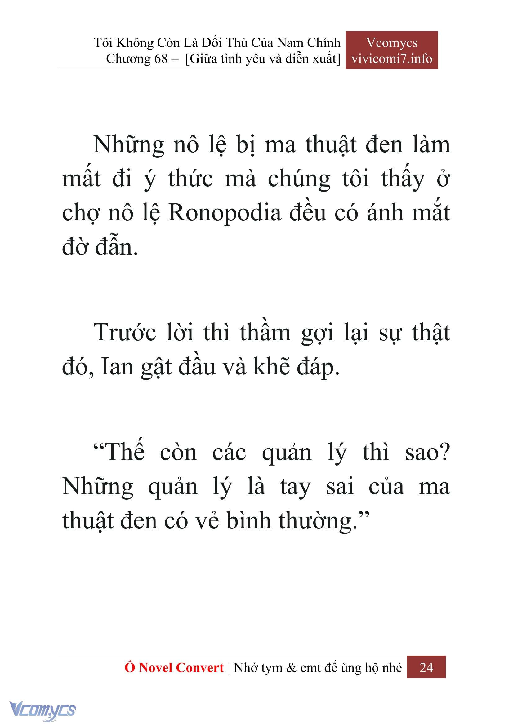 [Novel] Tôi Không Còn Là Đối Thủ Của Nam Chính Chapter  68 - 26