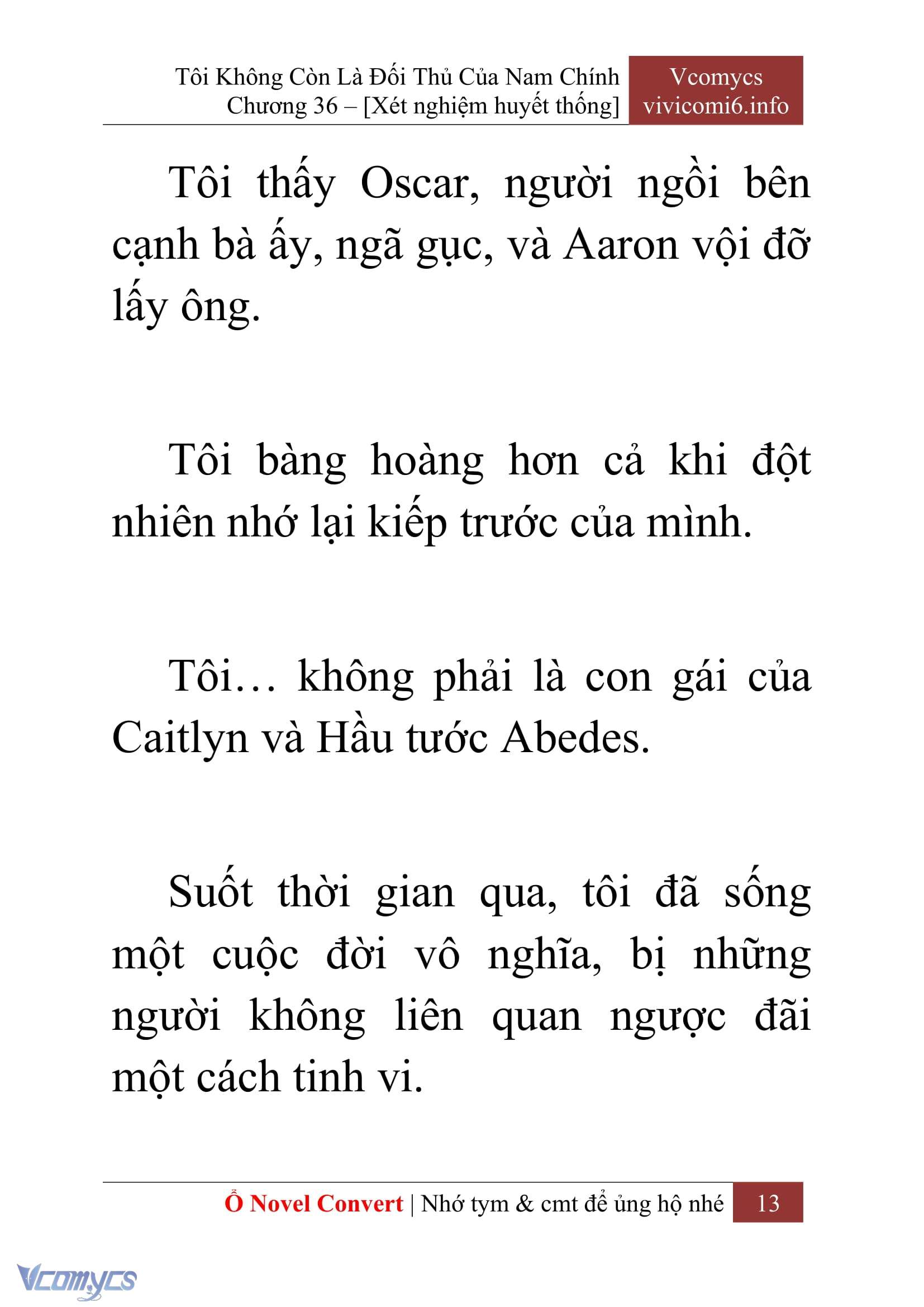 [Novel] Tôi Không Còn Là Đối Thủ Của Nam Chính Chapter  36 - 15