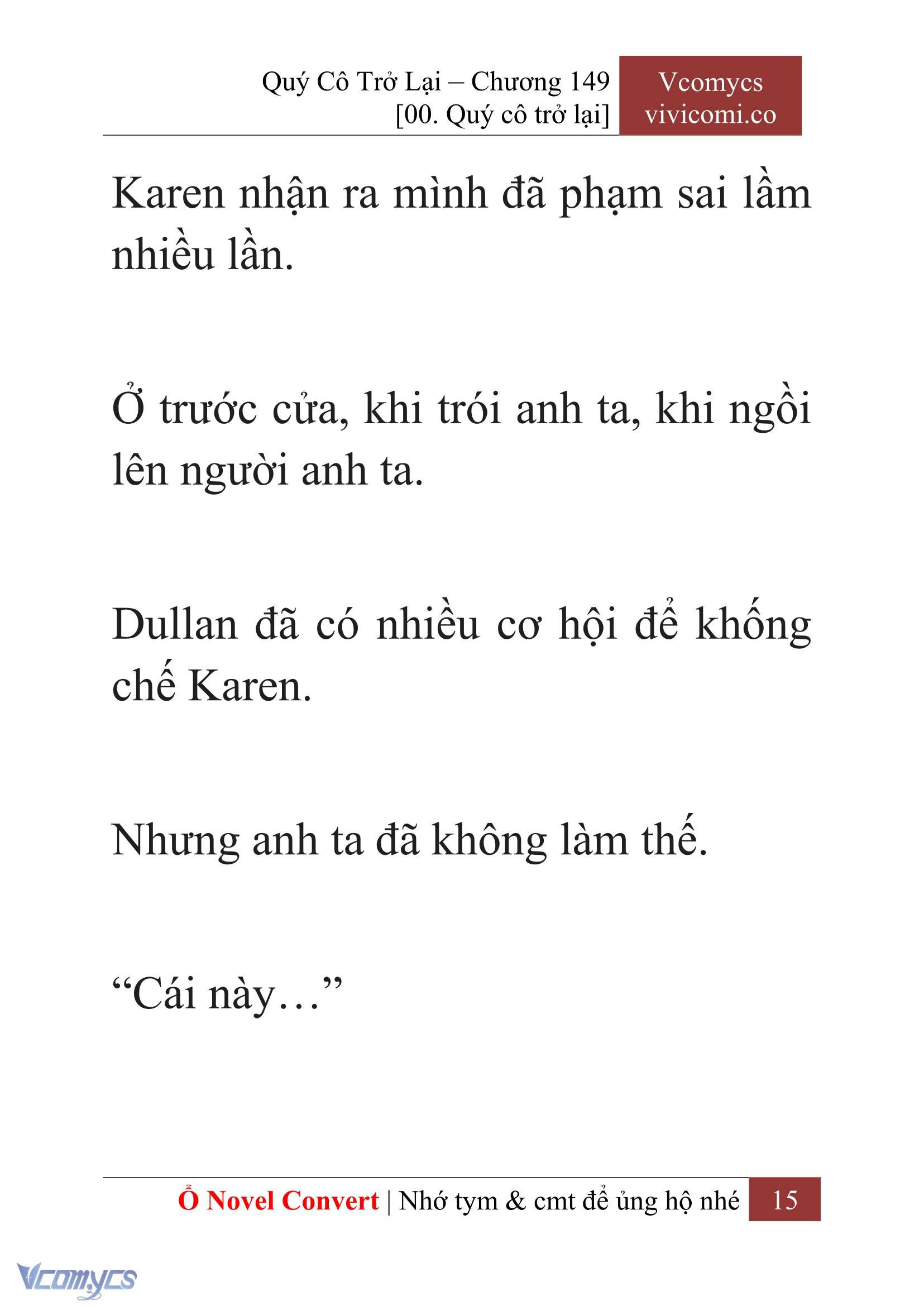 [Novel] Quý Cô Trở Lại Chapter  149 - 17