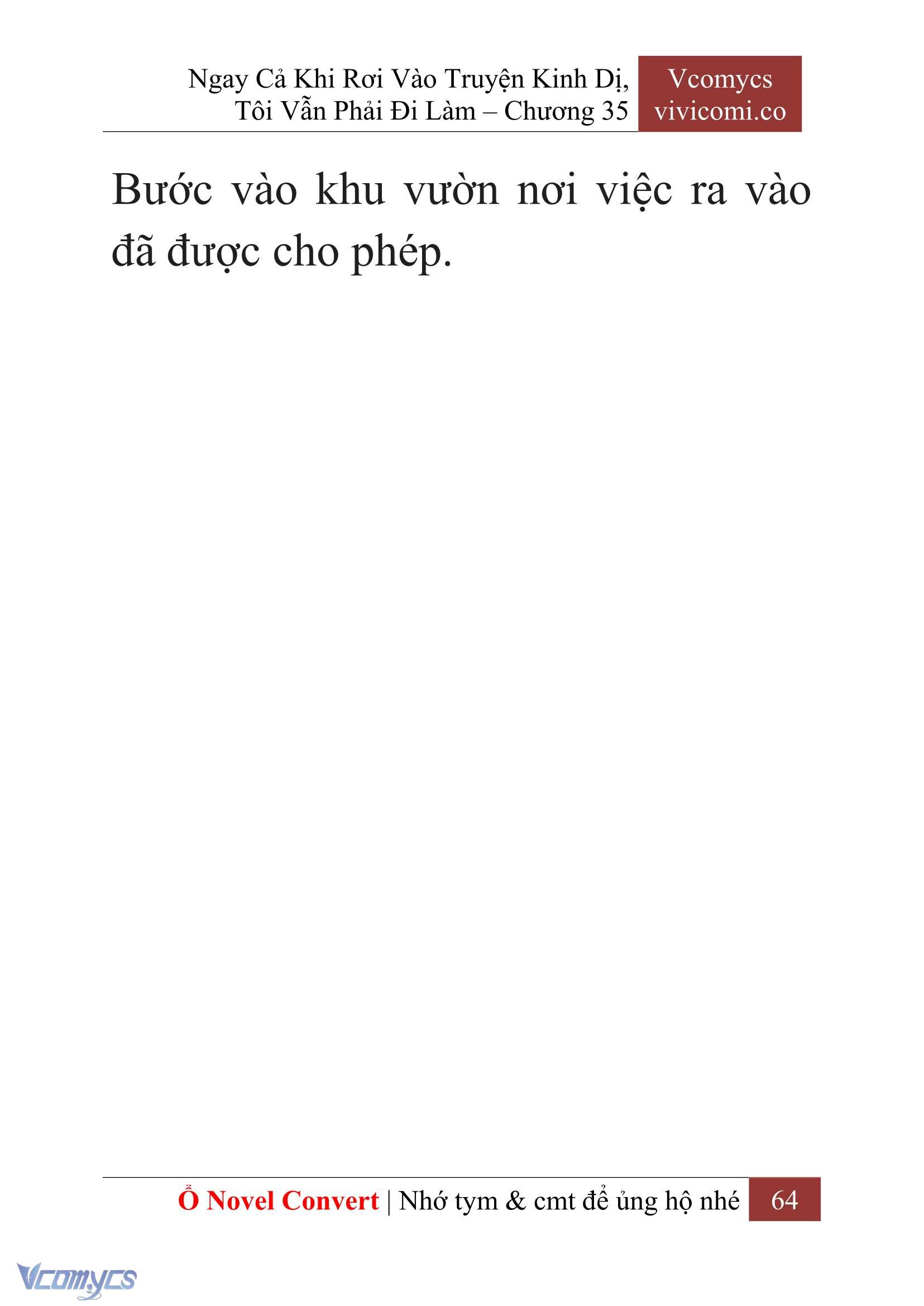 [Novel] Ngay Cả Khi Rơi Vào Truyện Kinh Dị, Tôi Vẫn Phải Đi Làm Chapter  35 - 66
