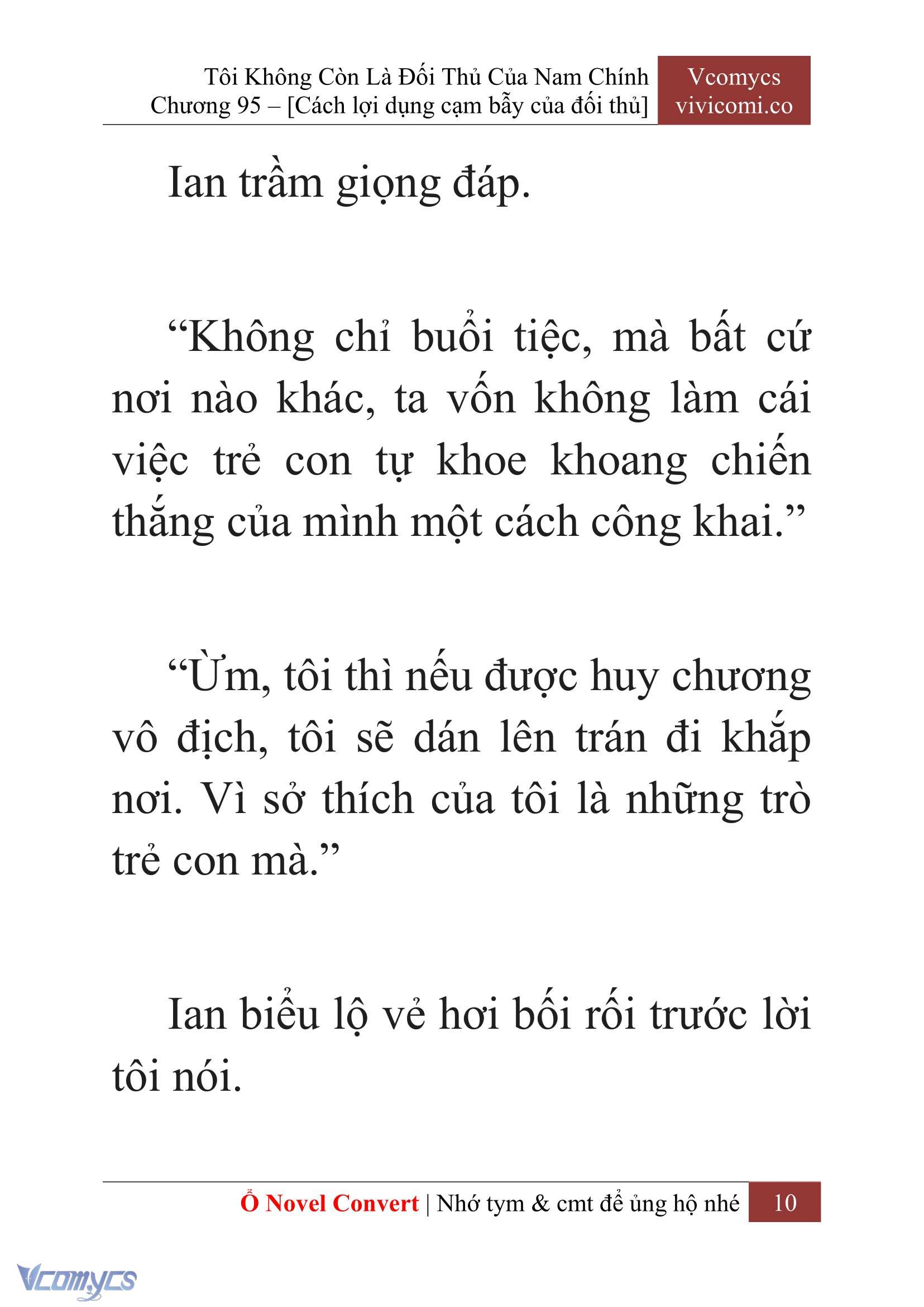 [Novel] Tôi Không Còn Là Đối Thủ Của Nam Chính Chapter  95 - 12