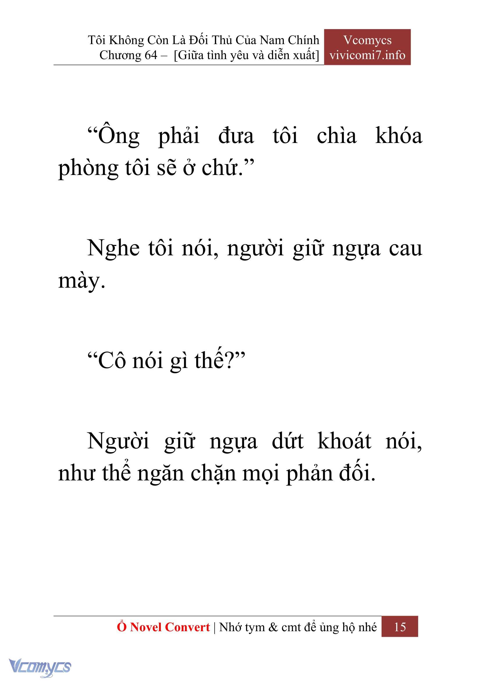 [Novel] Tôi Không Còn Là Đối Thủ Của Nam Chính Chapter  64 - 17